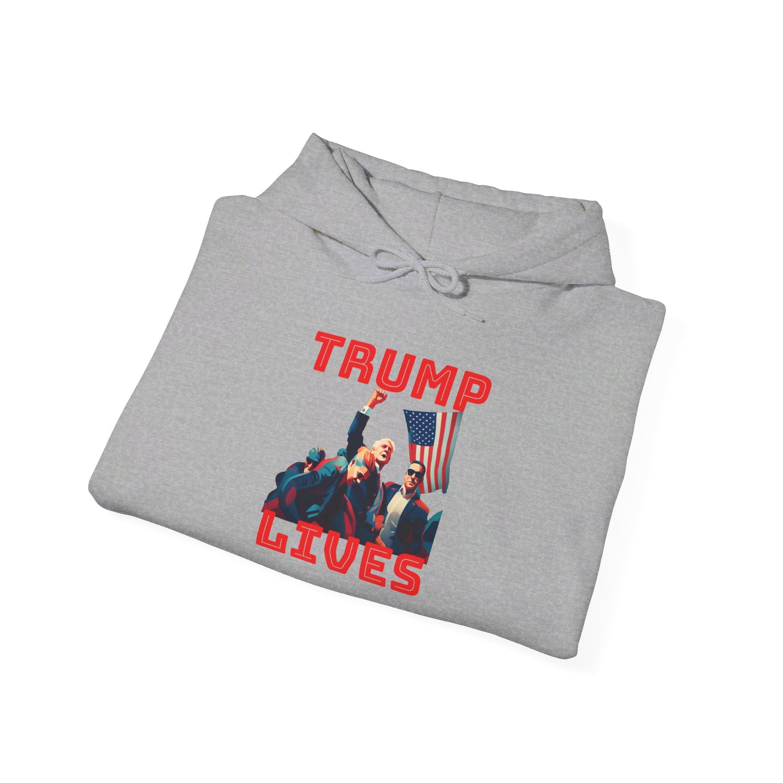 Walton & Johnson Trump Defiant Tee Hooded Sweatshirt