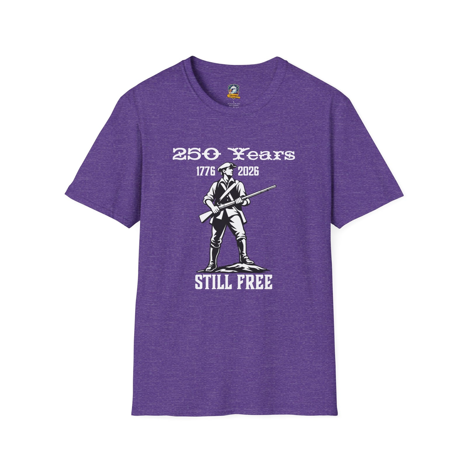 Walton & Johnson 250 Years Still Free T-Shirt — Revolutionary Patriot Tee (1776–2026) - 4LibertyShop.com