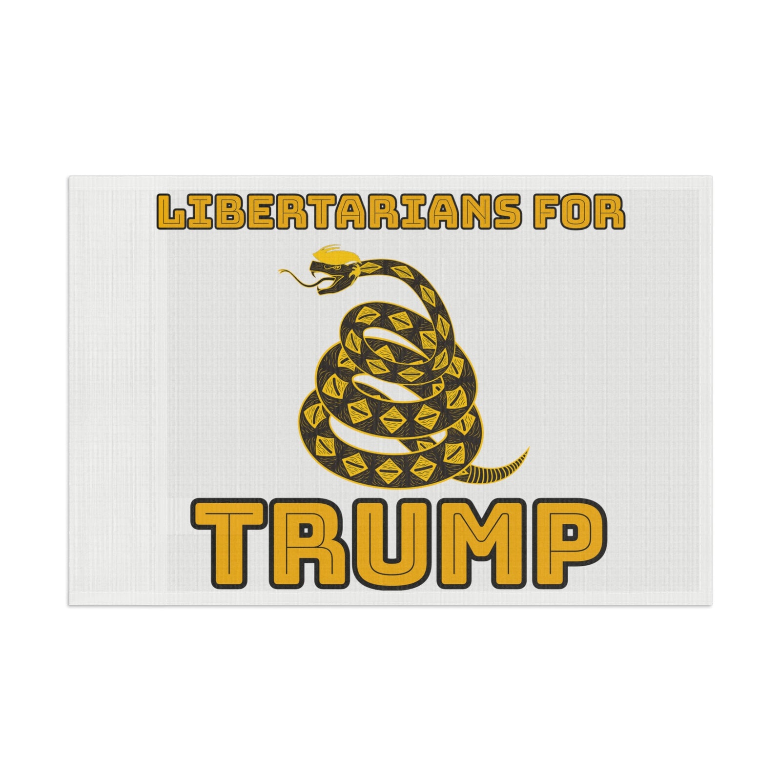 Libertarians for Trump White Flag