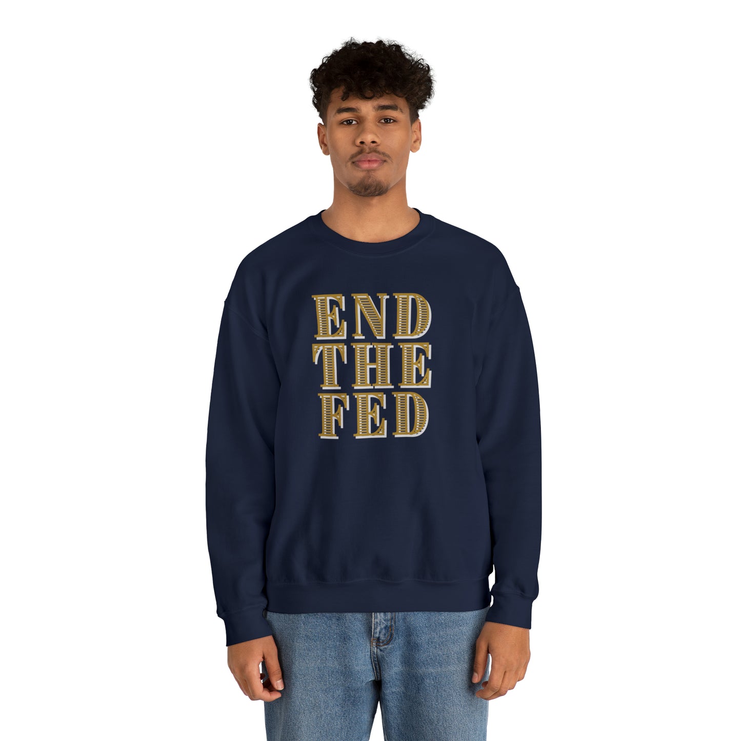 "End The Fed" Heavy Blend™ Crewneck Sweatshirt