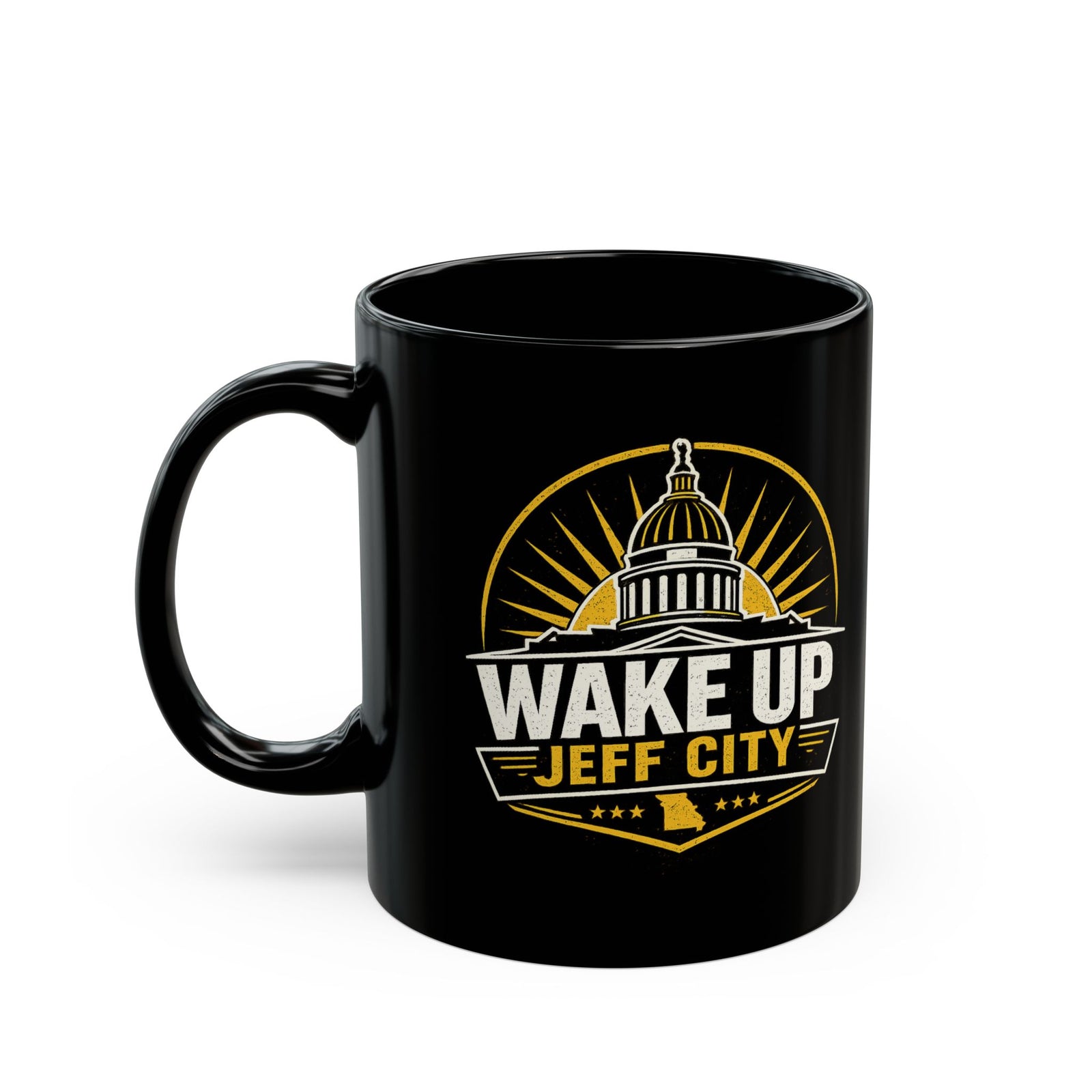 Wake Up Jeff City: The Wake Up Jeff City Show Mug, (11oz, 15oz) - 4LibertyShop.com