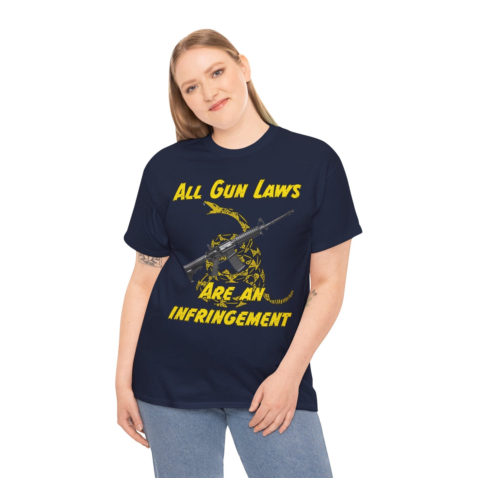 Judge Nap: All Gun Rights Are Infringements AR15 Gadsden T-Shirt