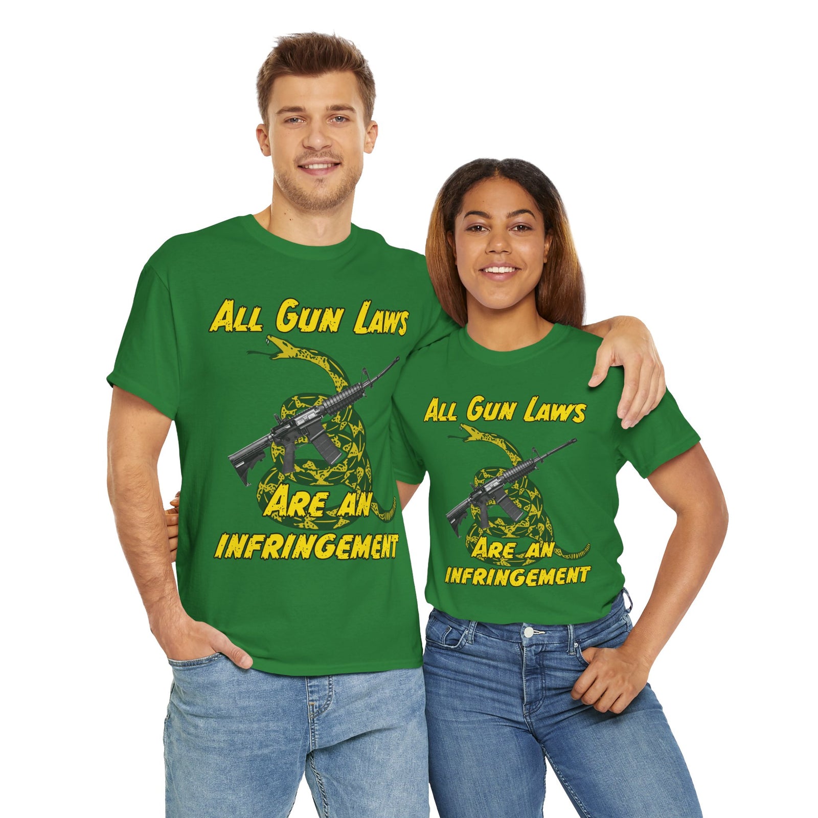 Judge Nap: All Gun Rights Are Infringements AR15 Gadsden T-Shirt