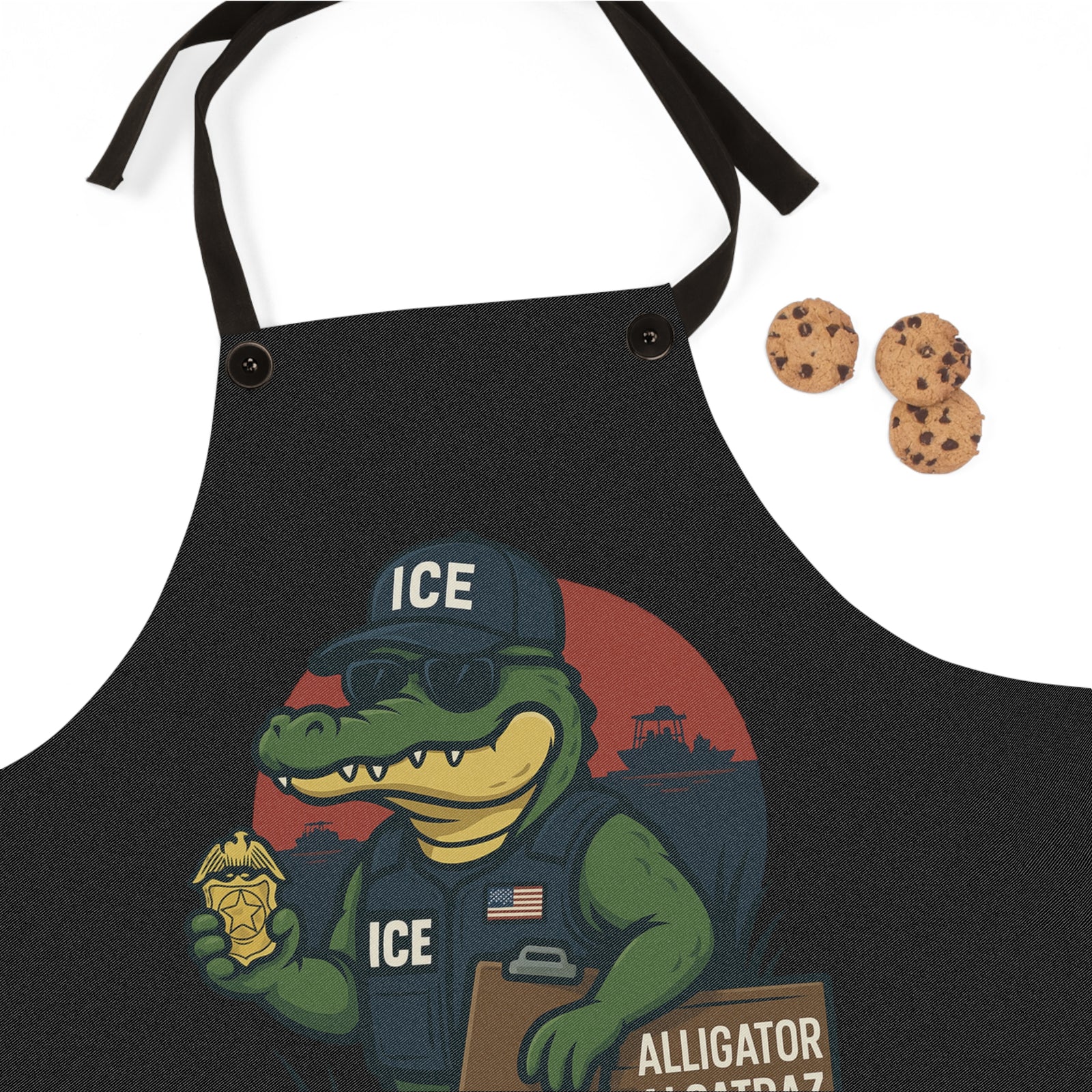 Walton & Johnson: Alligator Alcatraz Apron