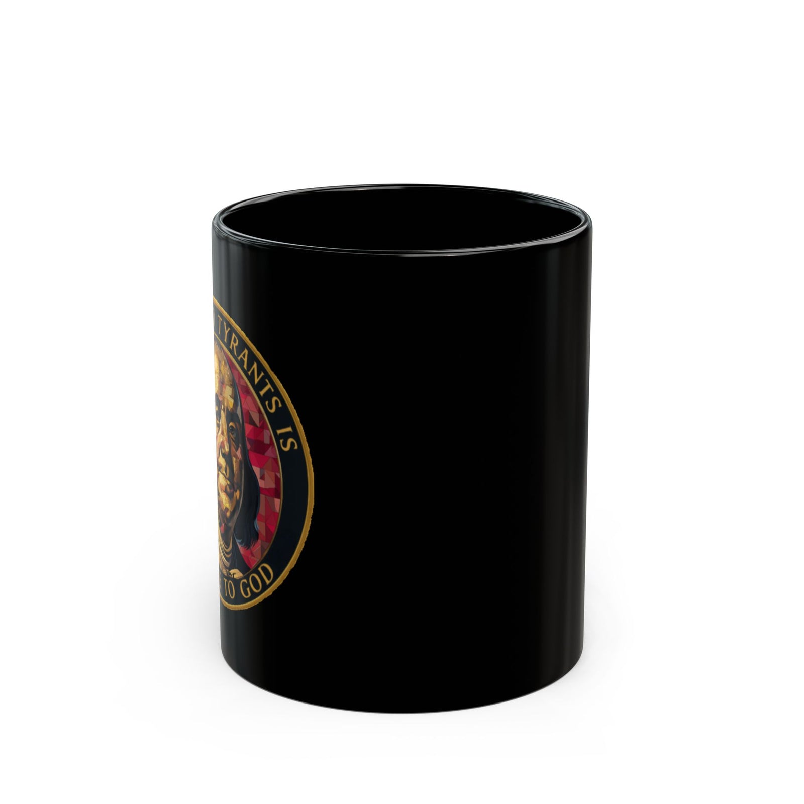 Judge Nap: Obedience To God Black Mug (11oz, 15oz)