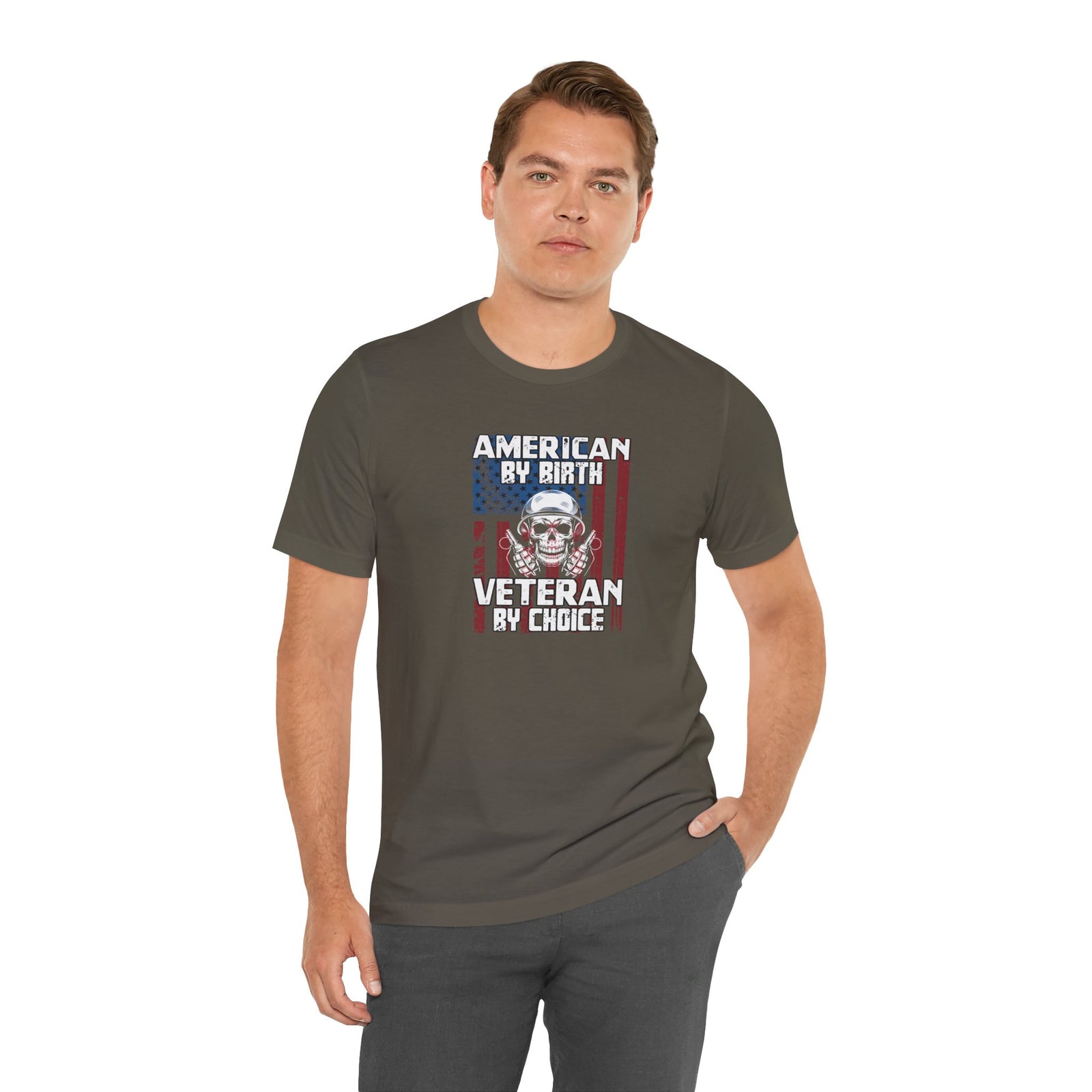 Walton & Johnson: American By Birth Veteran By Choice T-Shirt