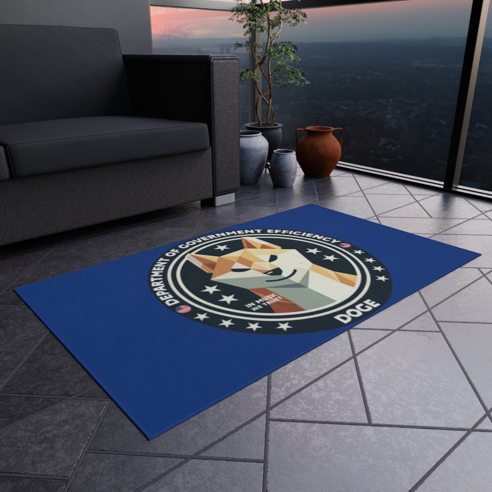 D.O.G.E. Outdoor Rug
