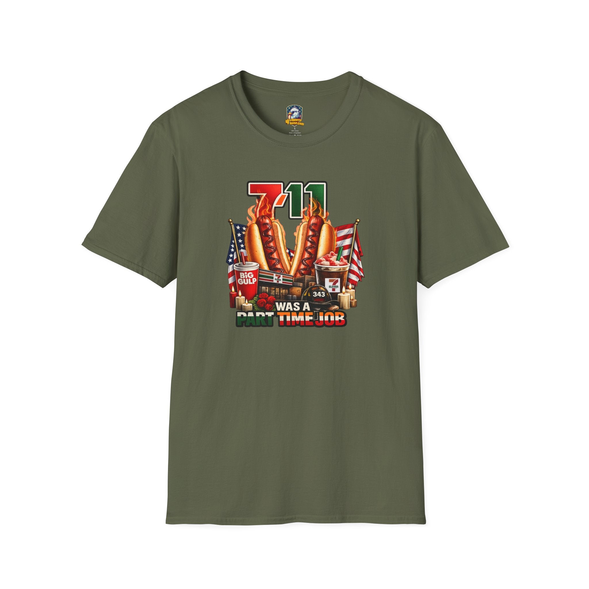 7-11 Was a Part Time Job T-Shirt — Retro Convenience Store Nostalgia Tee