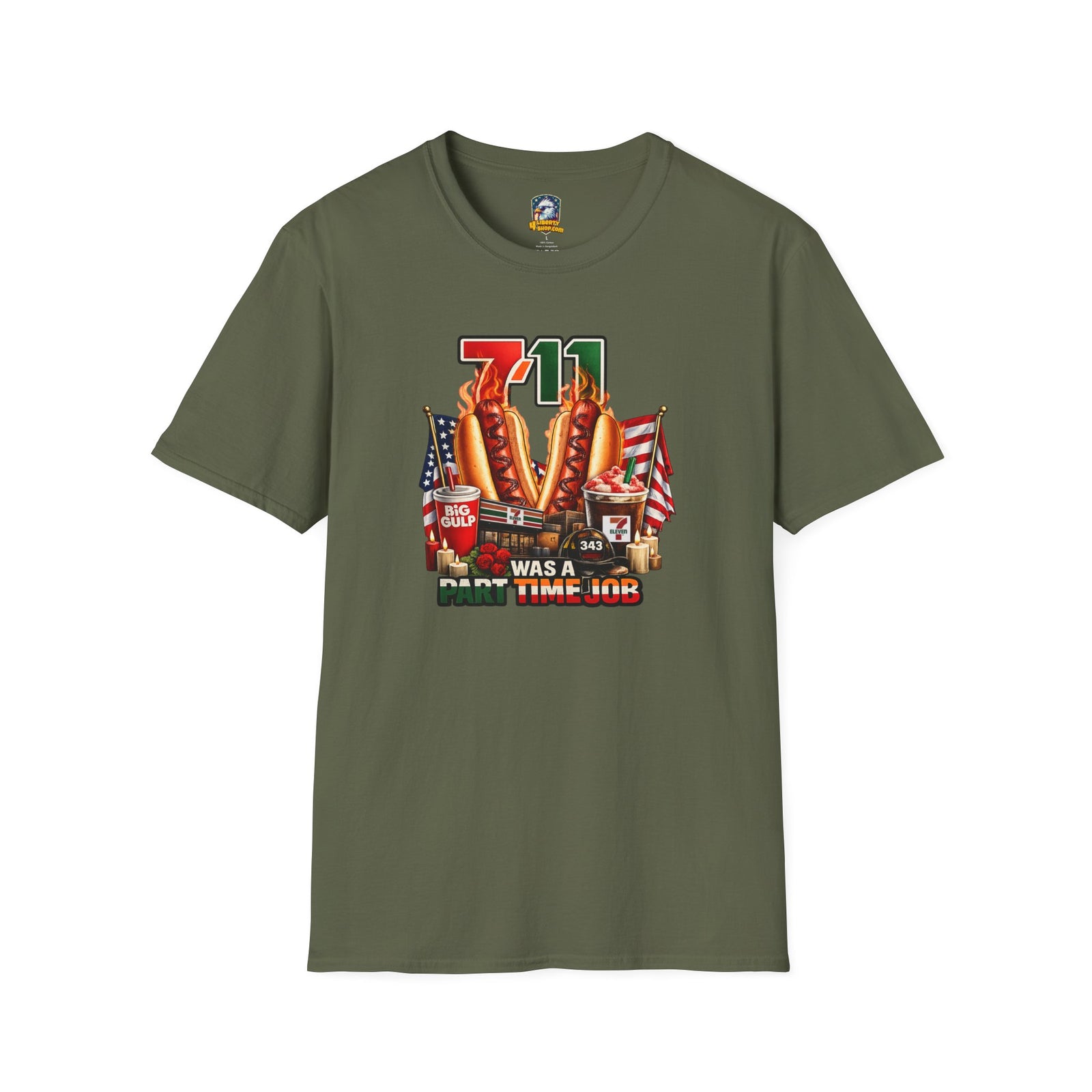 7-11 Was a Part Time Job T-Shirt — Retro Convenience Store Nostalgia Tee - 4LibertyShop.com