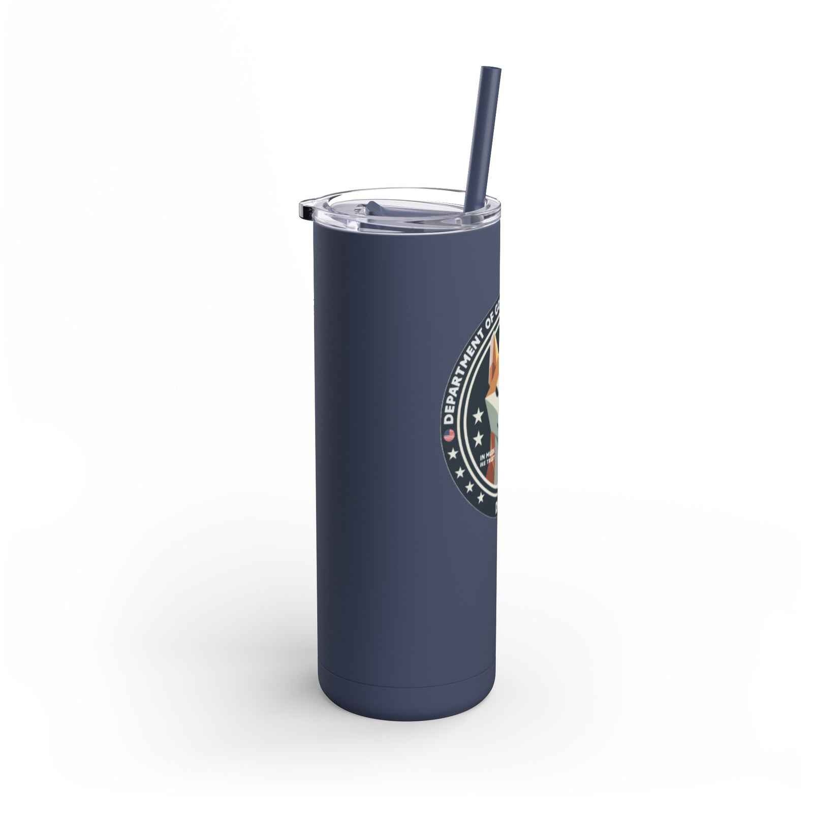 D.O.G.E. Skinny Tumbler, 20oz