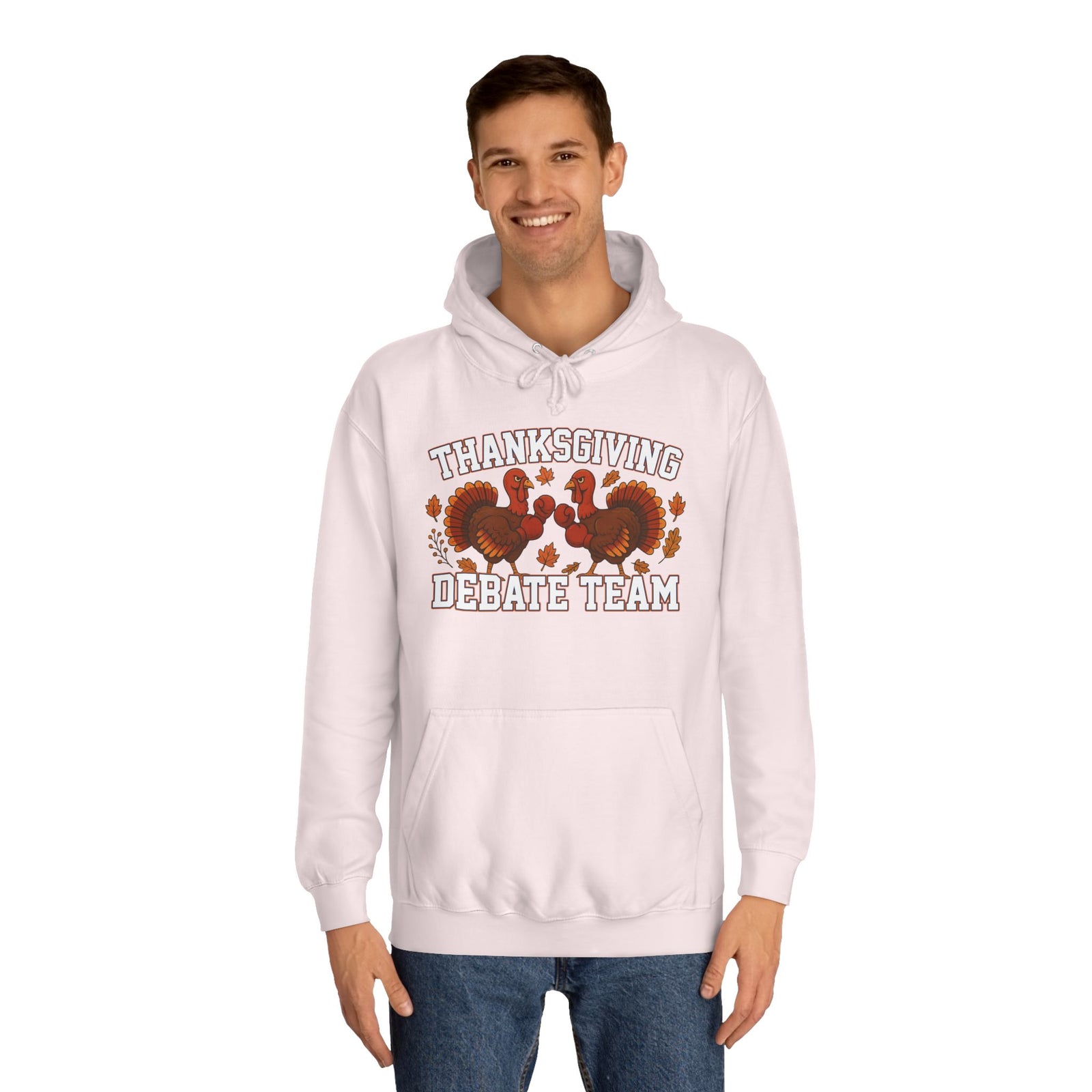 Thanksgiving Debate Team Unisex College Hoodie