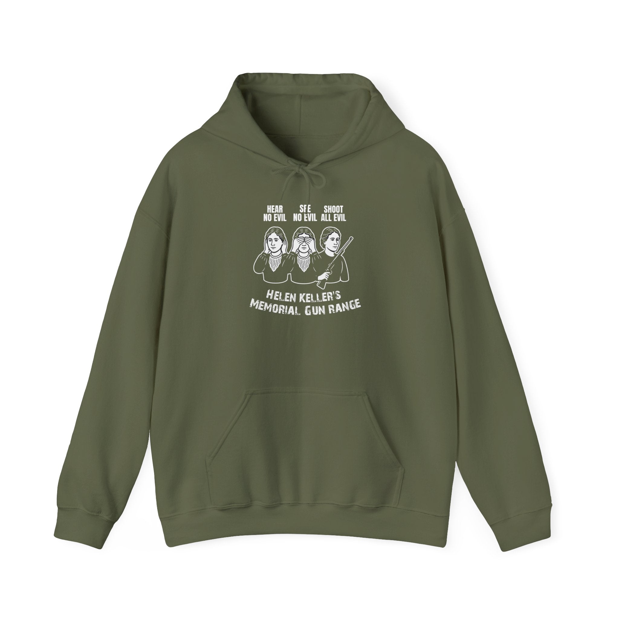 Walton & Johnson: Helen Keller "Hear No Evil, See No Evil" Hoodie