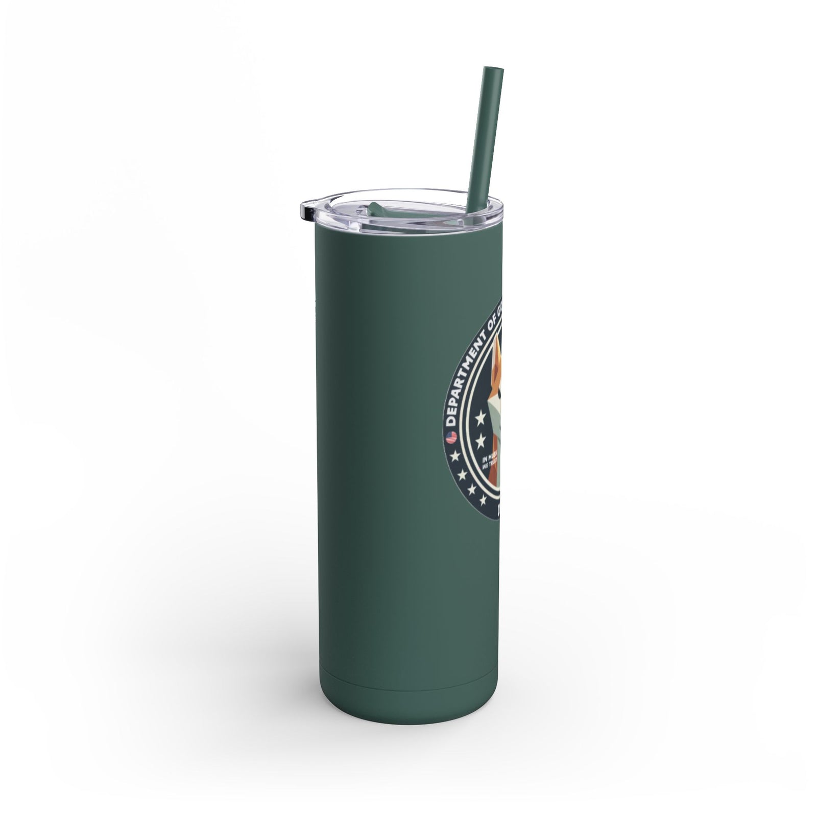 D.O.G.E. Skinny Tumbler, 20oz