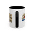 America '76 250 Years Accent Coffee Mug — Retro Patriotic 11/15oz