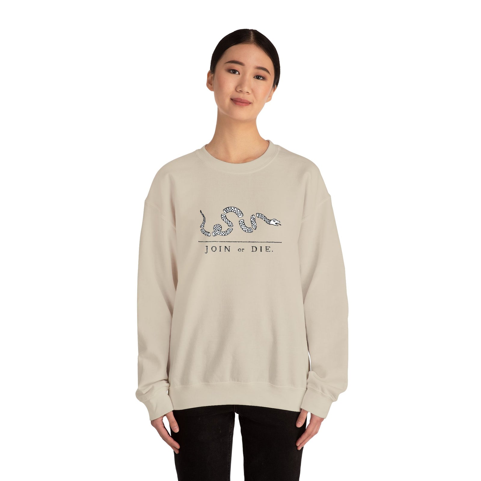 Join or Die Embroidered Sweatshirt