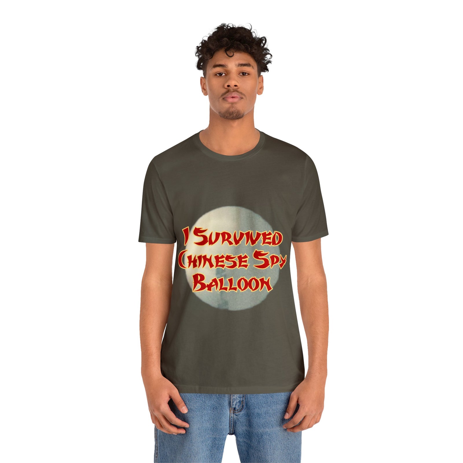 I Survived Chinese Spy Balloon Unisex Jersey Short Sleeve Tee