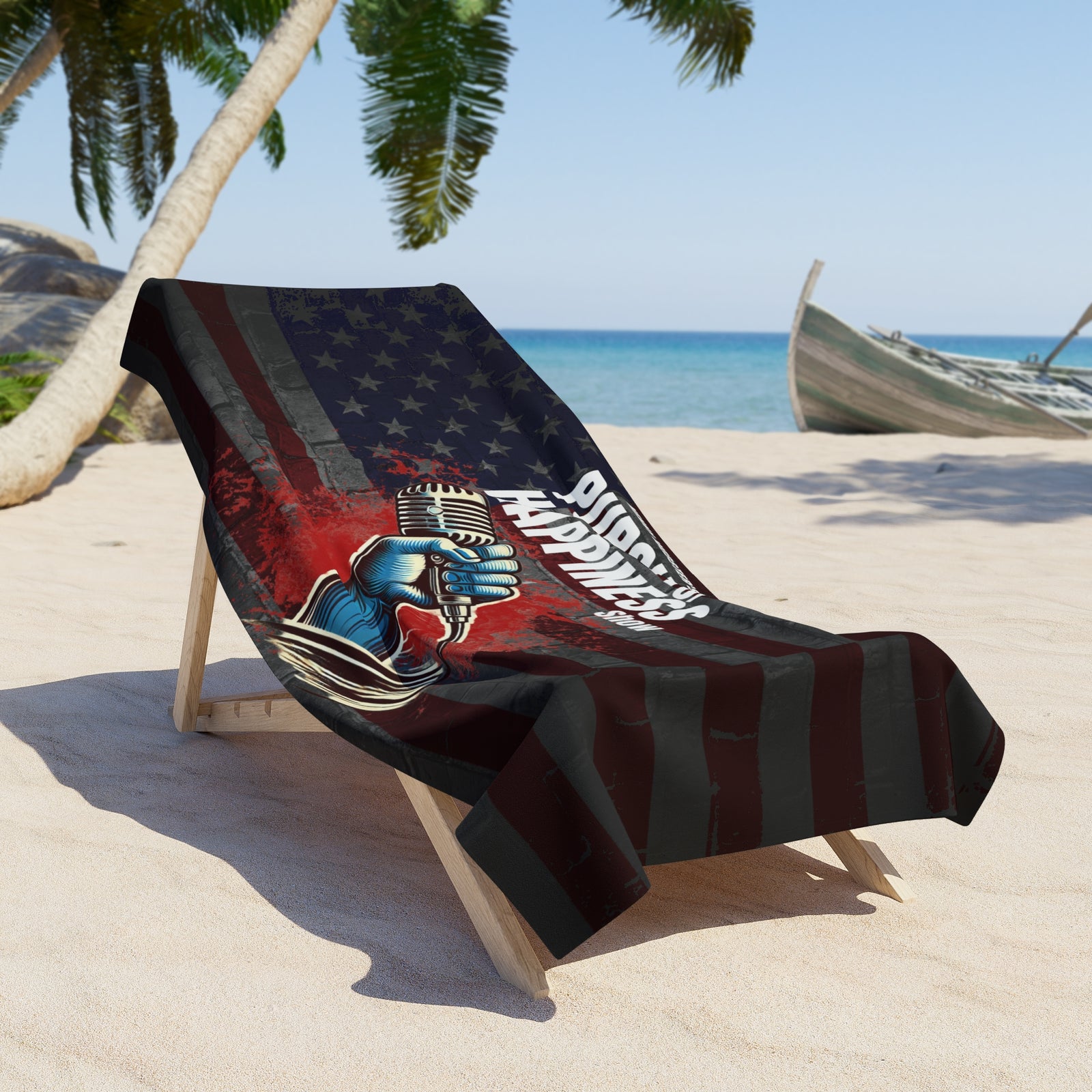 Walton & Johnson: Kenny Webster's Pursuit of Happiness Beach Towel