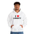 Judge Nap: I Heart Liberty Unisex Heavy Blend™ Hooded Sweatshirt