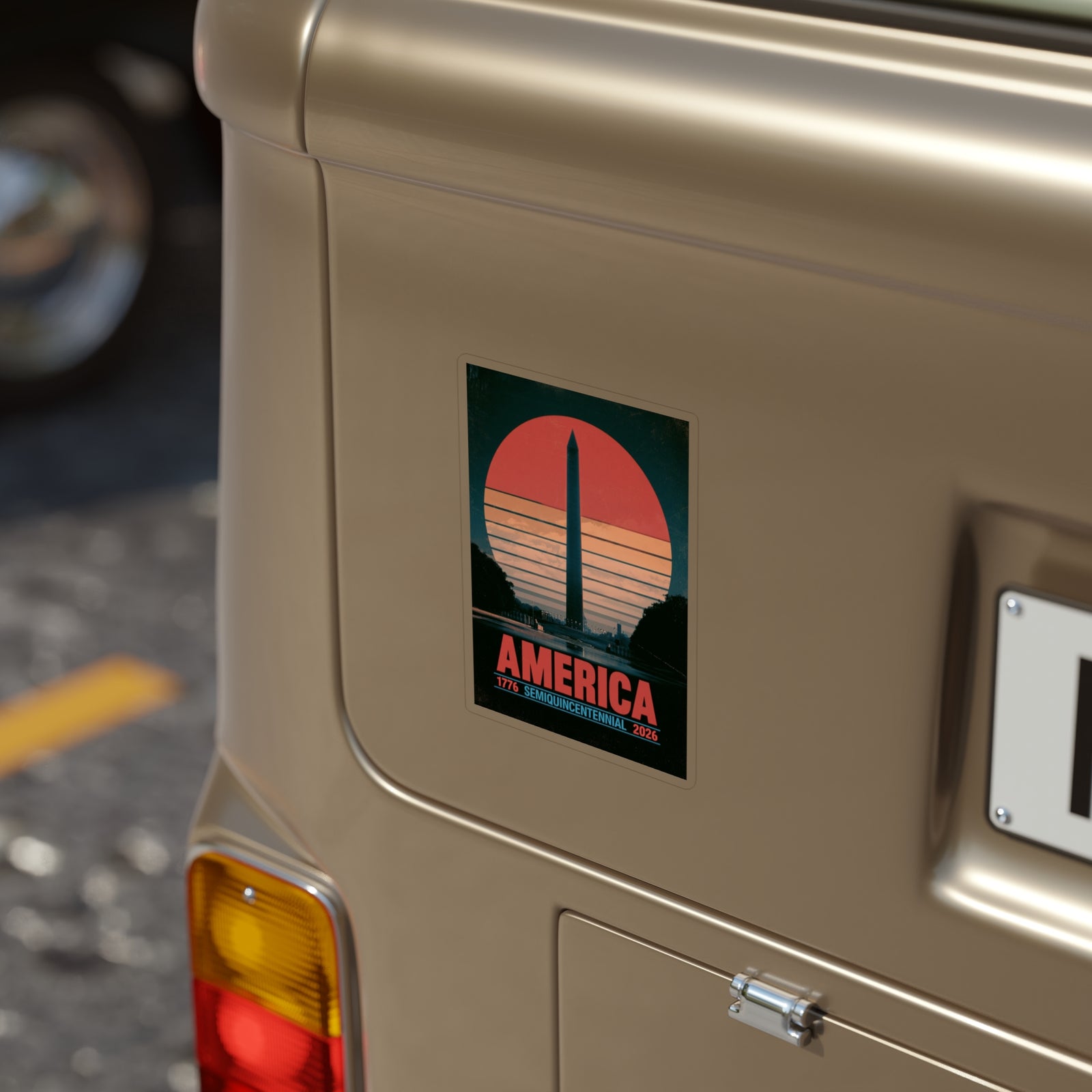 America 1776–2026 Semiquincentennial Die-Cut Sticker - 4LibertyShop.com