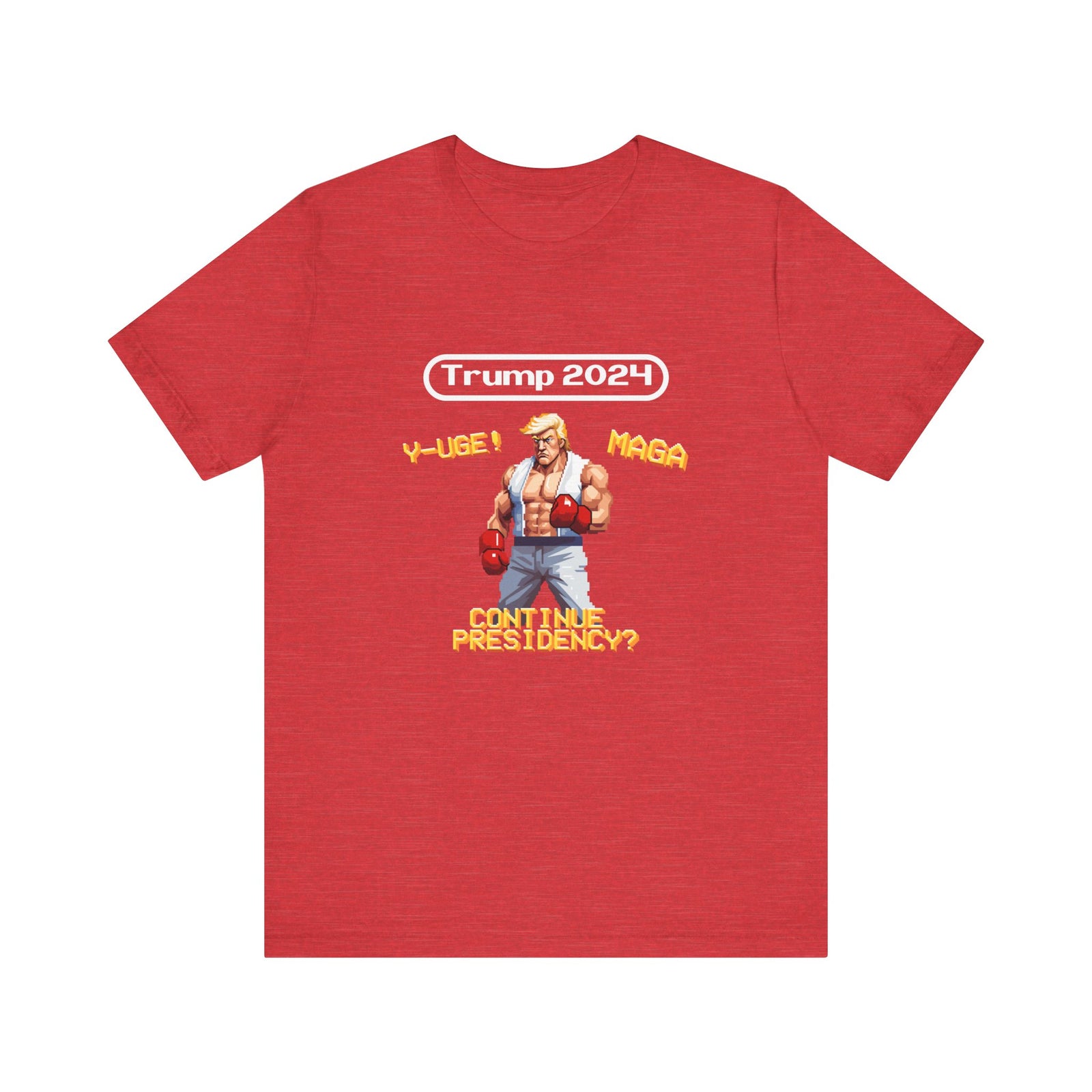 Trump 2024 8 Bit Retro Gamer Shirt