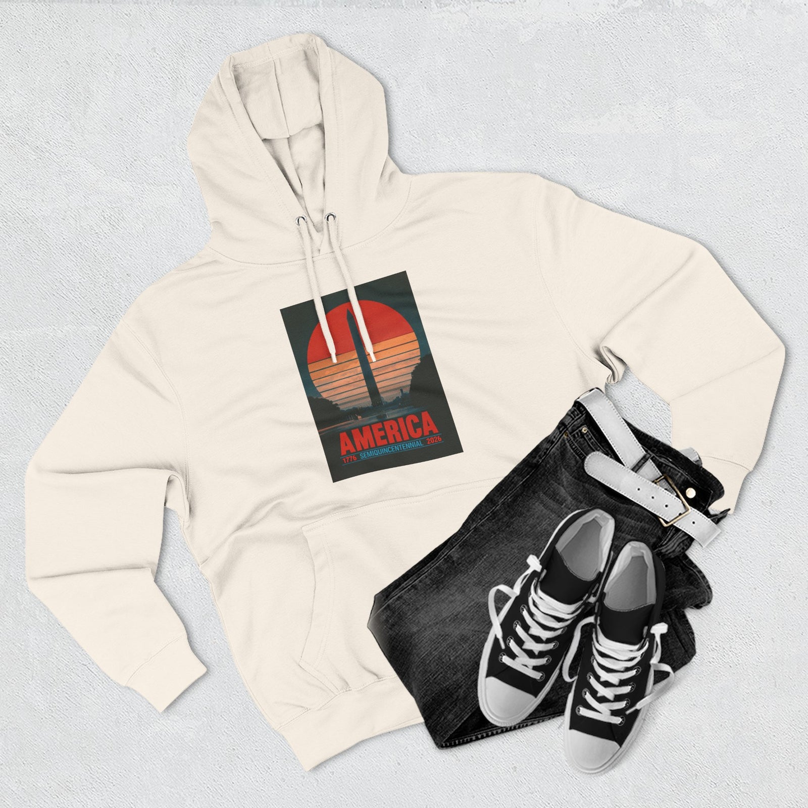 America 1776–2026 Semiquincentennial Hoodie - 4LibertyShop.com