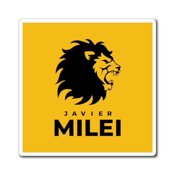 Javier Milei "Freedom Roar" Lion of Argentina Magnet - 4LibertyShop.com