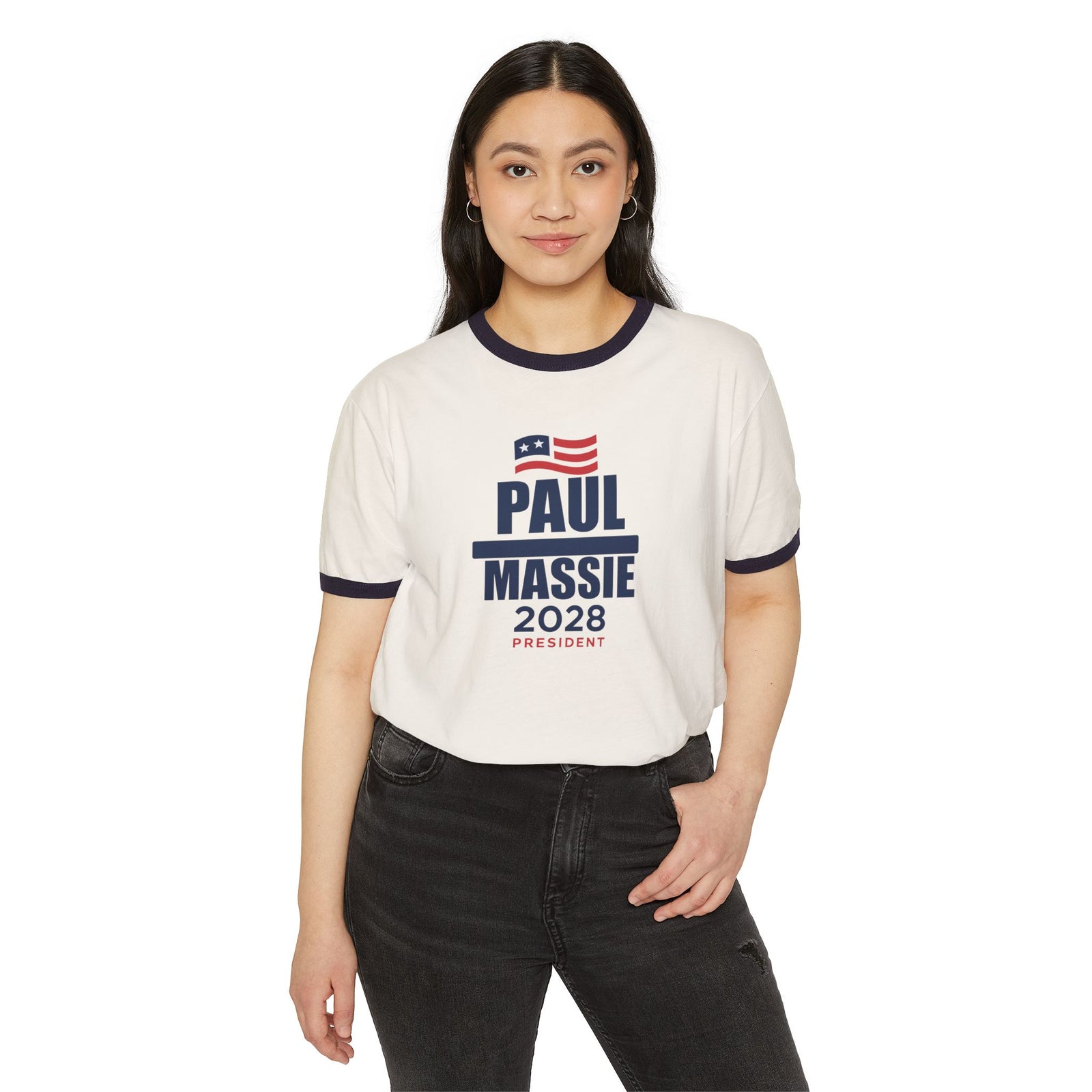 Rand Paul/Thomas Massie For President 2028 Ringer T-shirt