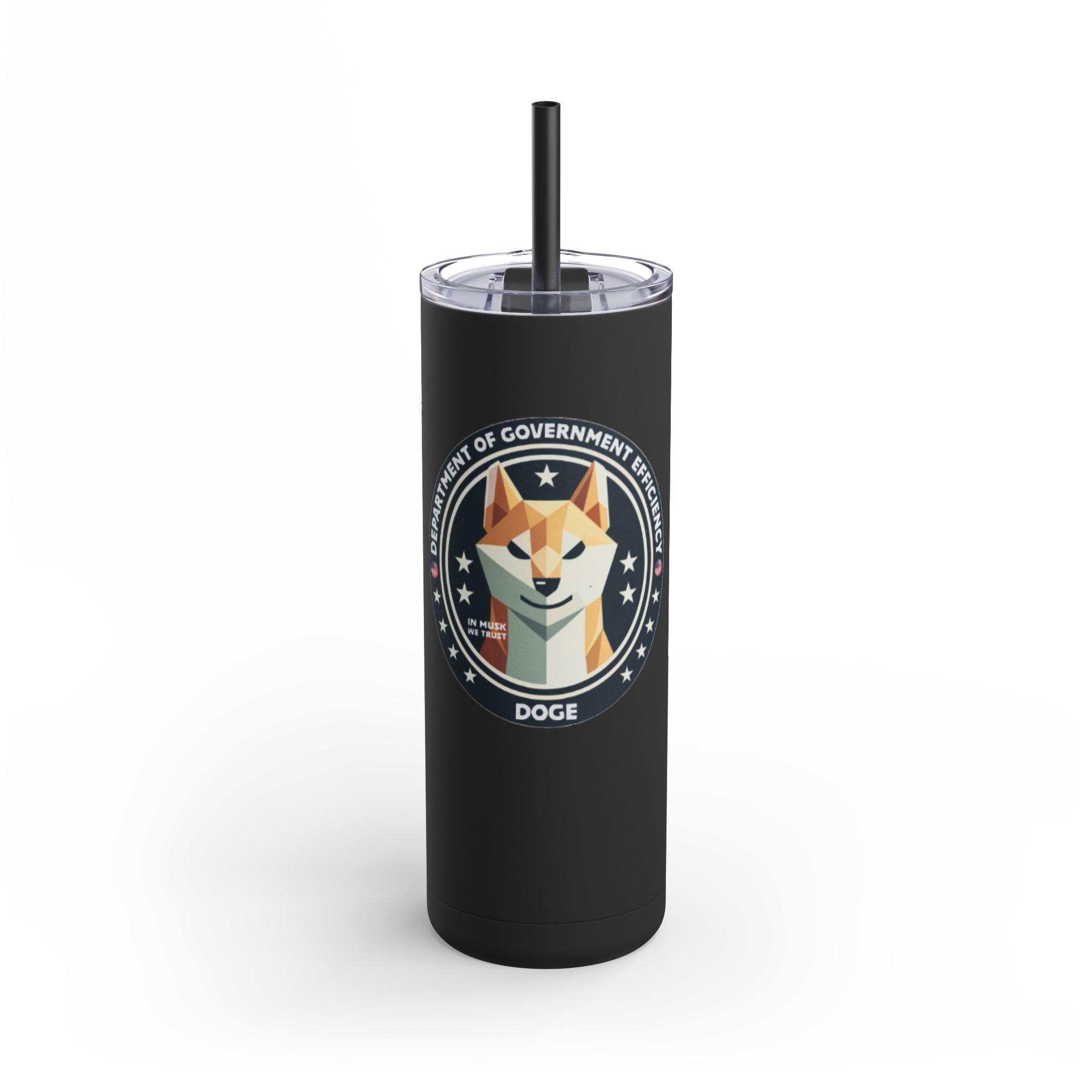 D.O.G.E. Skinny Tumbler, 20oz