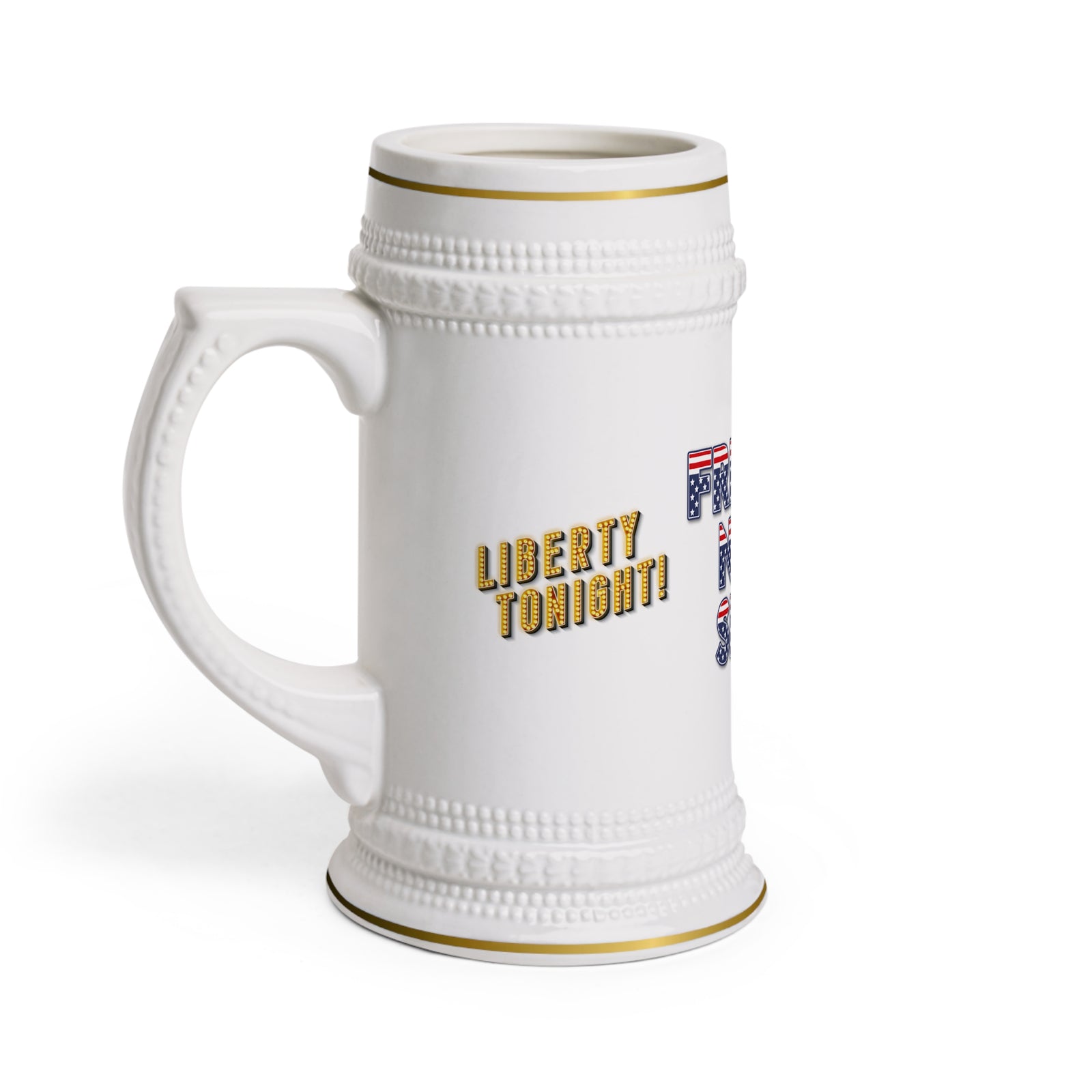 Freedom Never Sleeps Beer Stein Mug