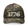 1776 Camo Trucker Hat — Embroidered Patriotic Mesh Cap - 4LibertyShop.com