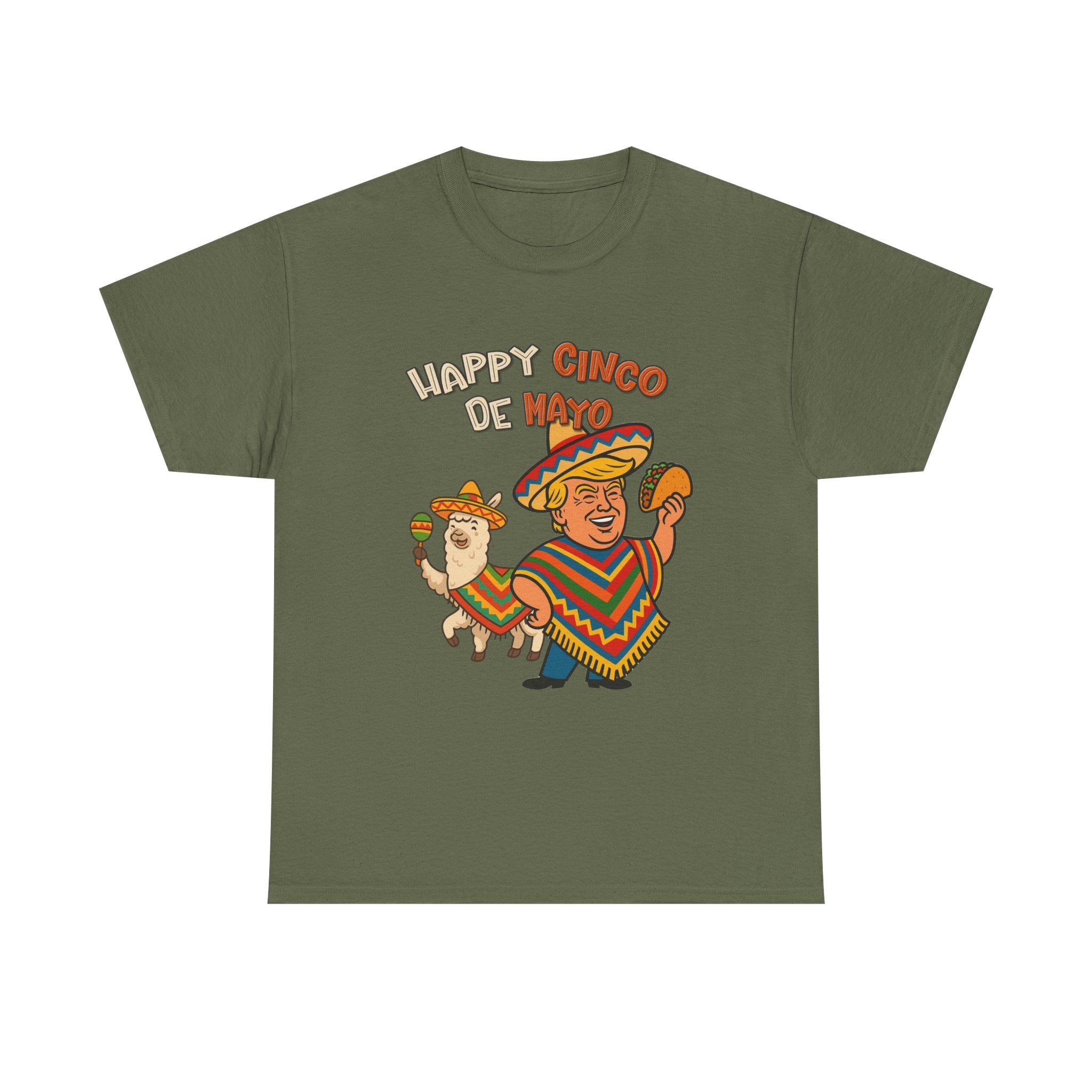 Walton & Johnson Cinco de Mayo Alpaca Trump T-shirt
