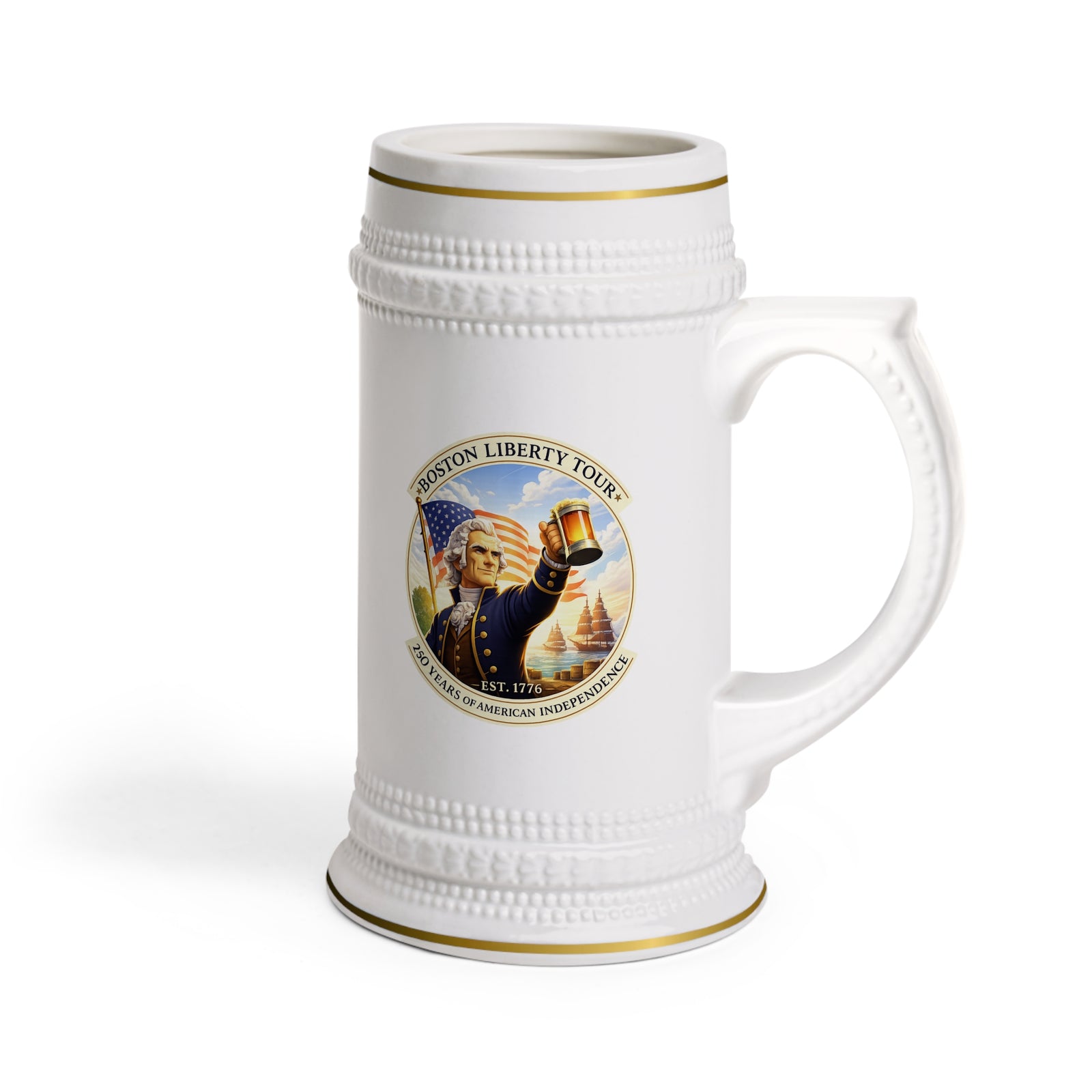 The OFFICIAL 2026 Boston Liberty Tour Stein - 4LibertyShop.com