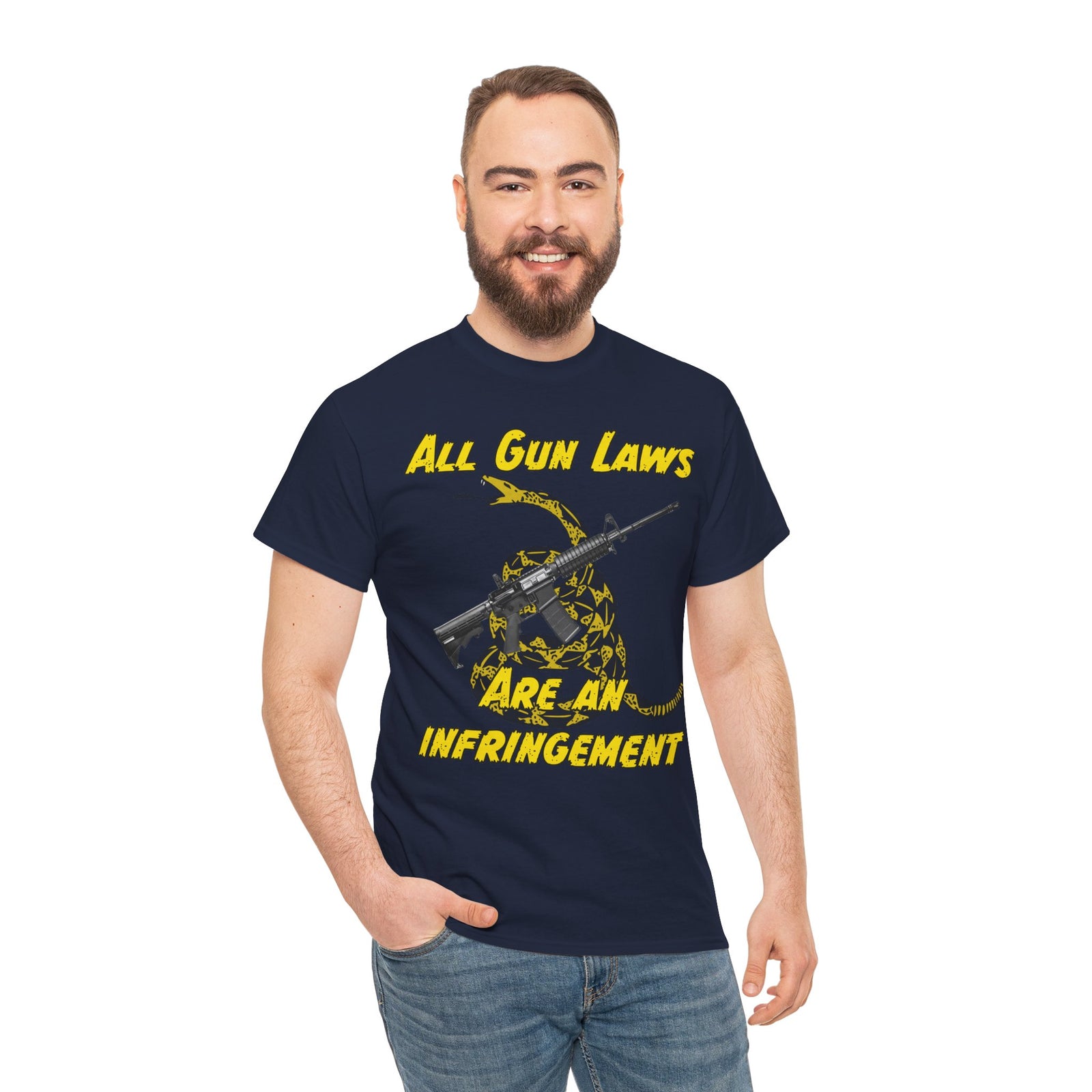Judge Nap: All Gun Rights Are Infringements AR15 Gadsden T-Shirt