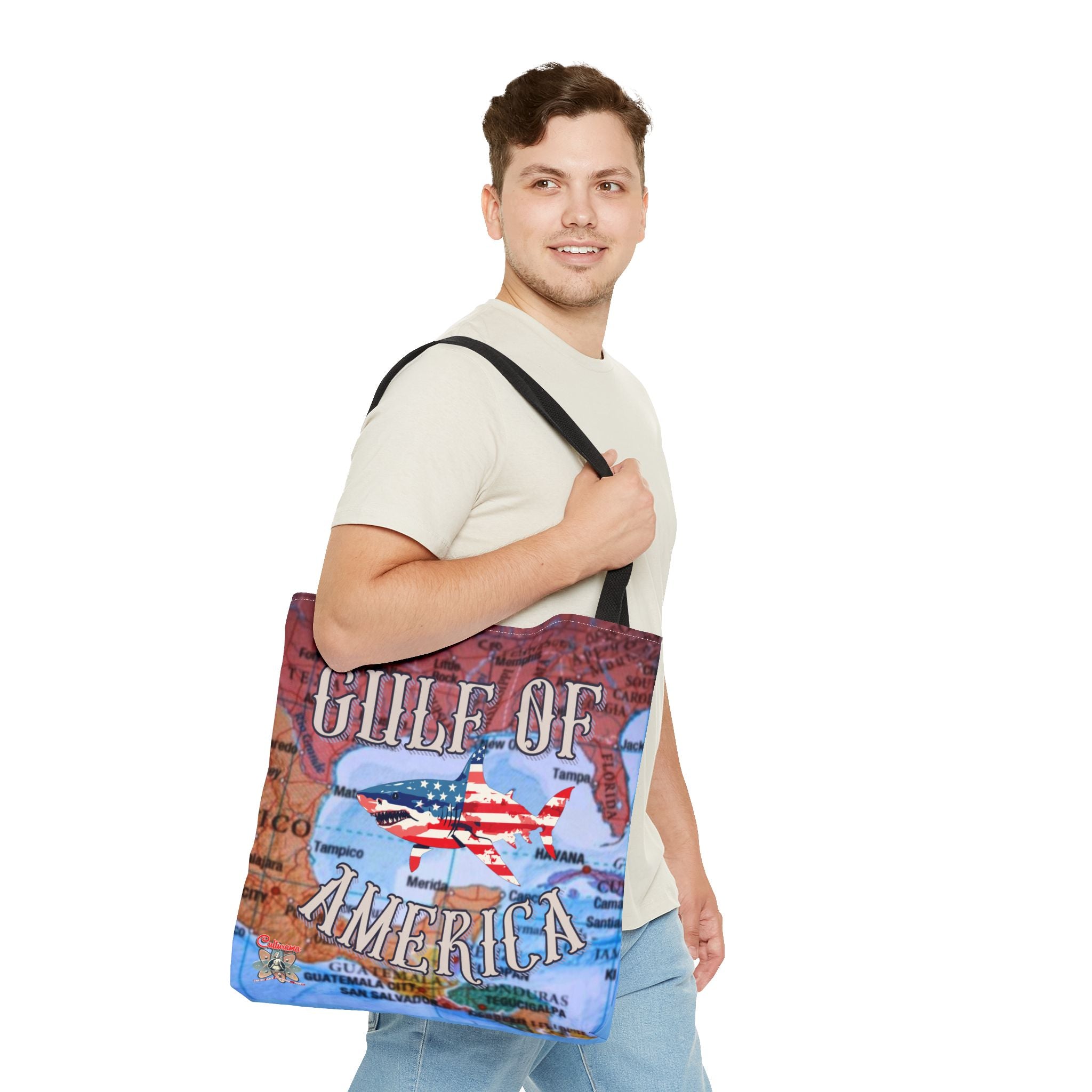 Culturama: Gulf of America Shark Tote Bag