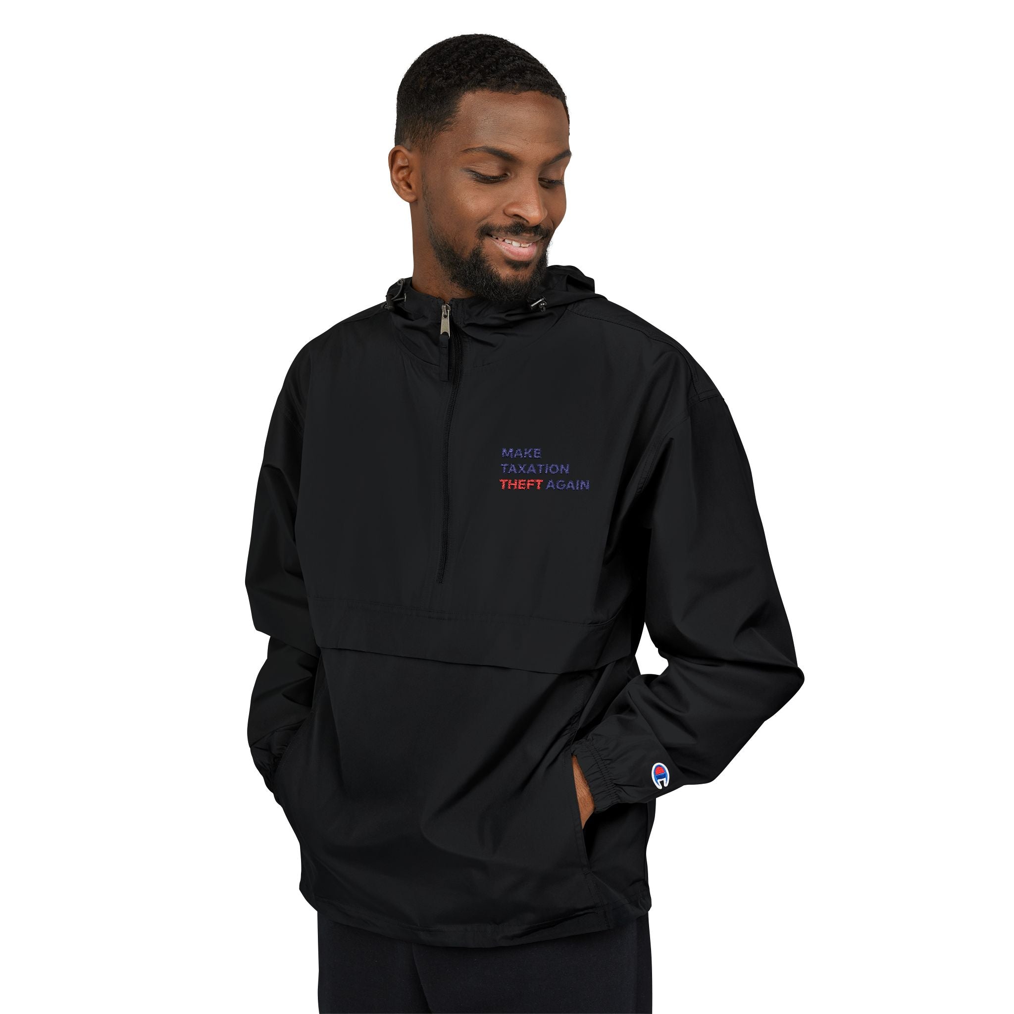 Judge Nap: Make Taxation Theft Again Champion Jacket
