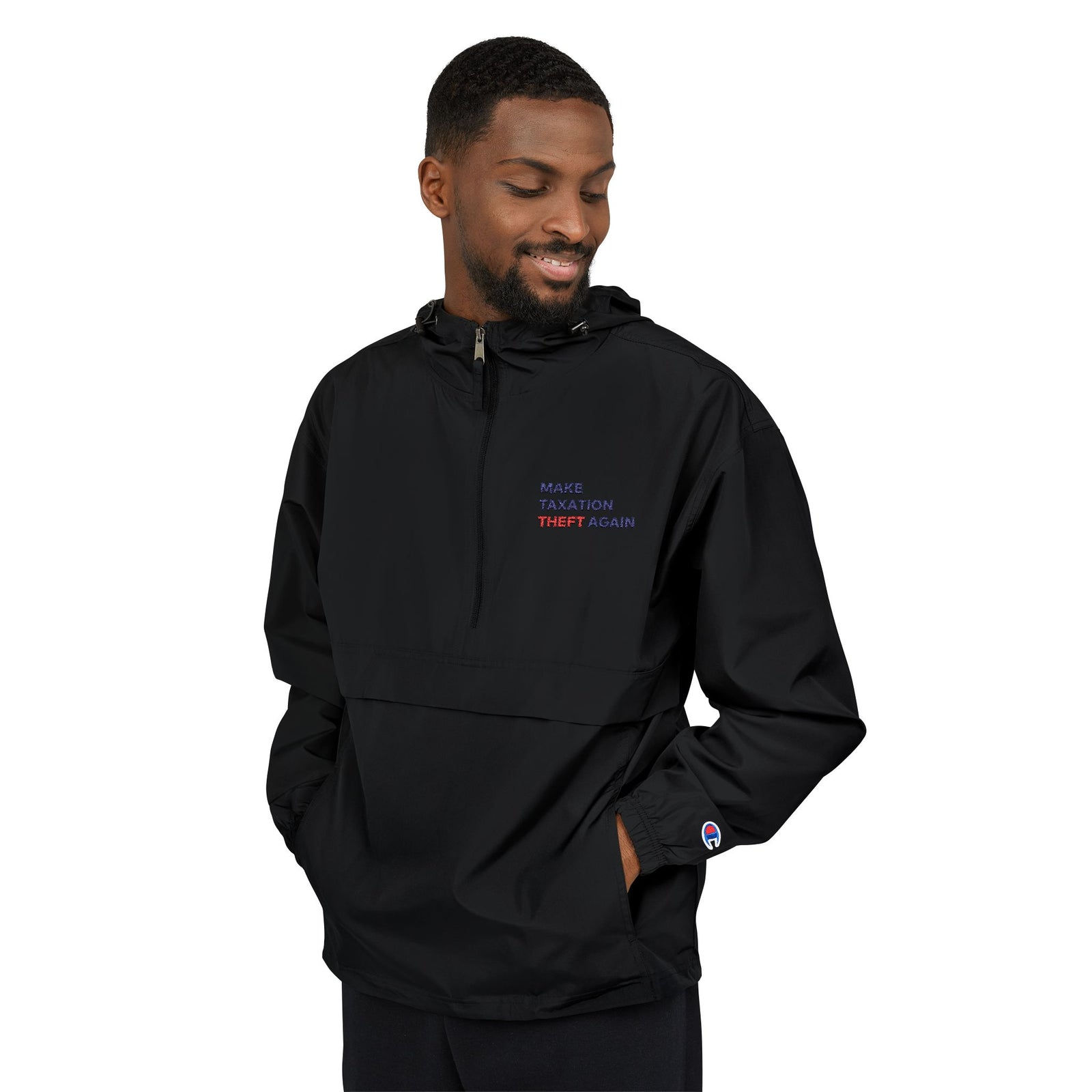 Judge Nap: Make Taxation Theft Again Champion Jacket