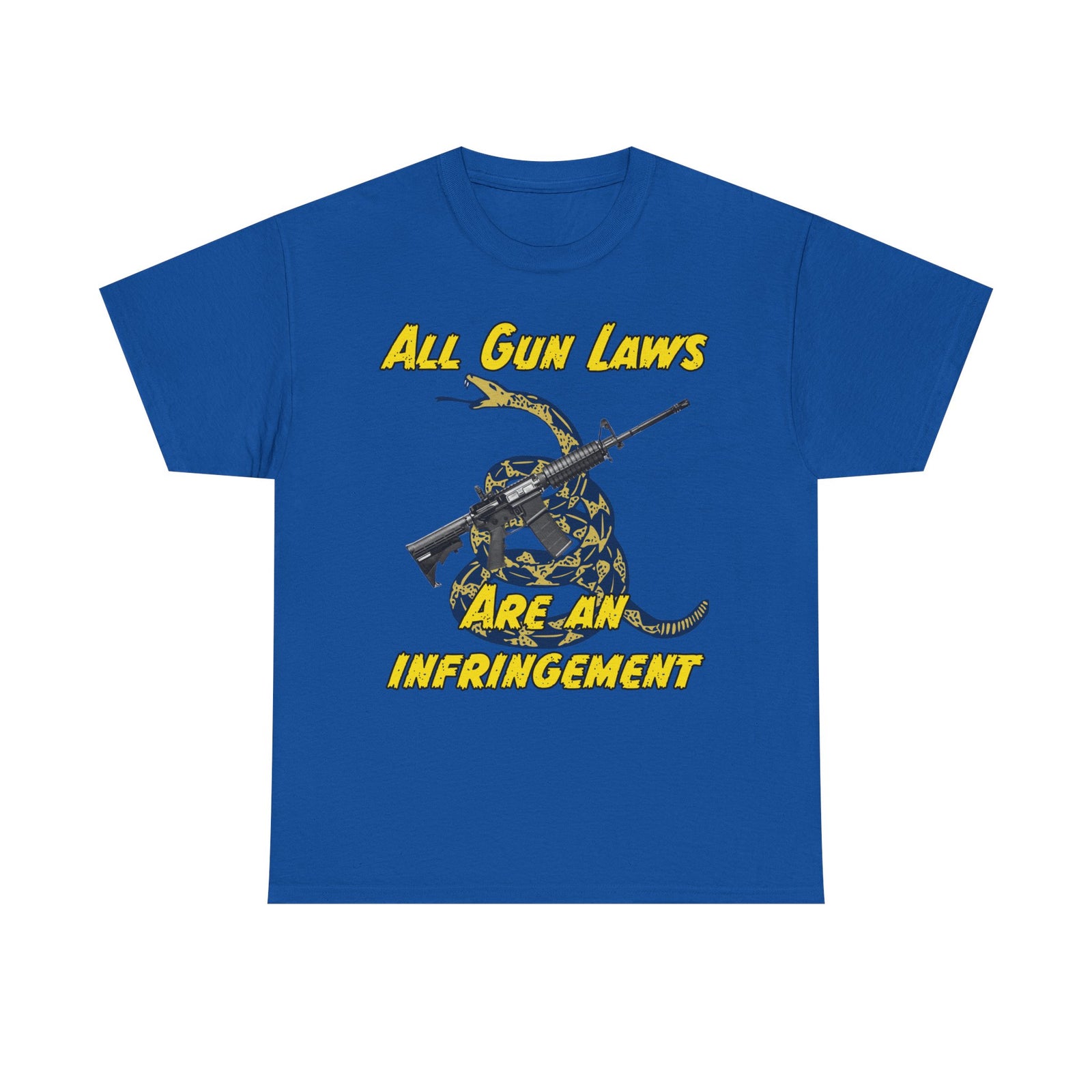 Judge Nap: All Gun Rights Are Infringements AR15 Gadsden T-Shirt