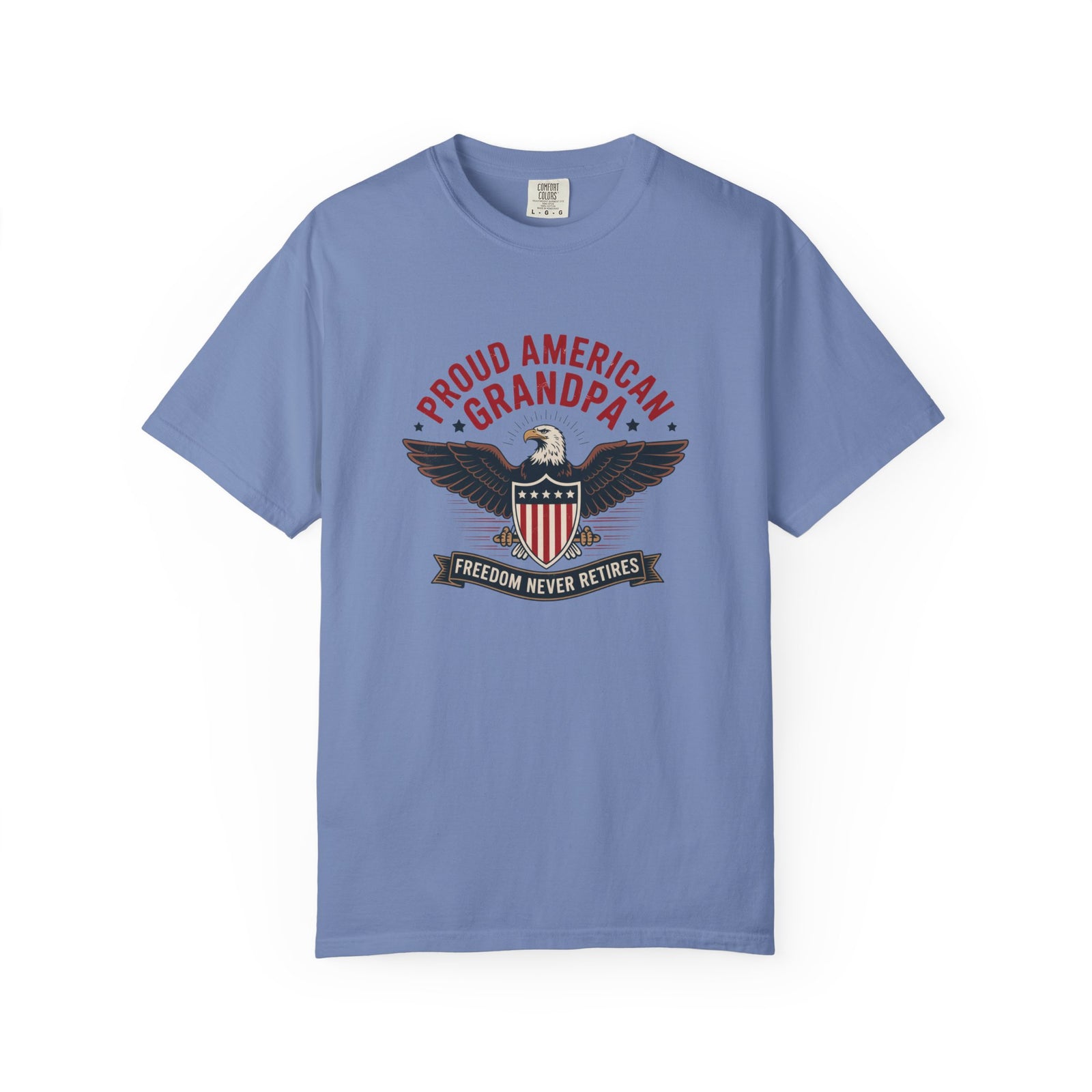 Patriotic American Grandpa T-Shirt
