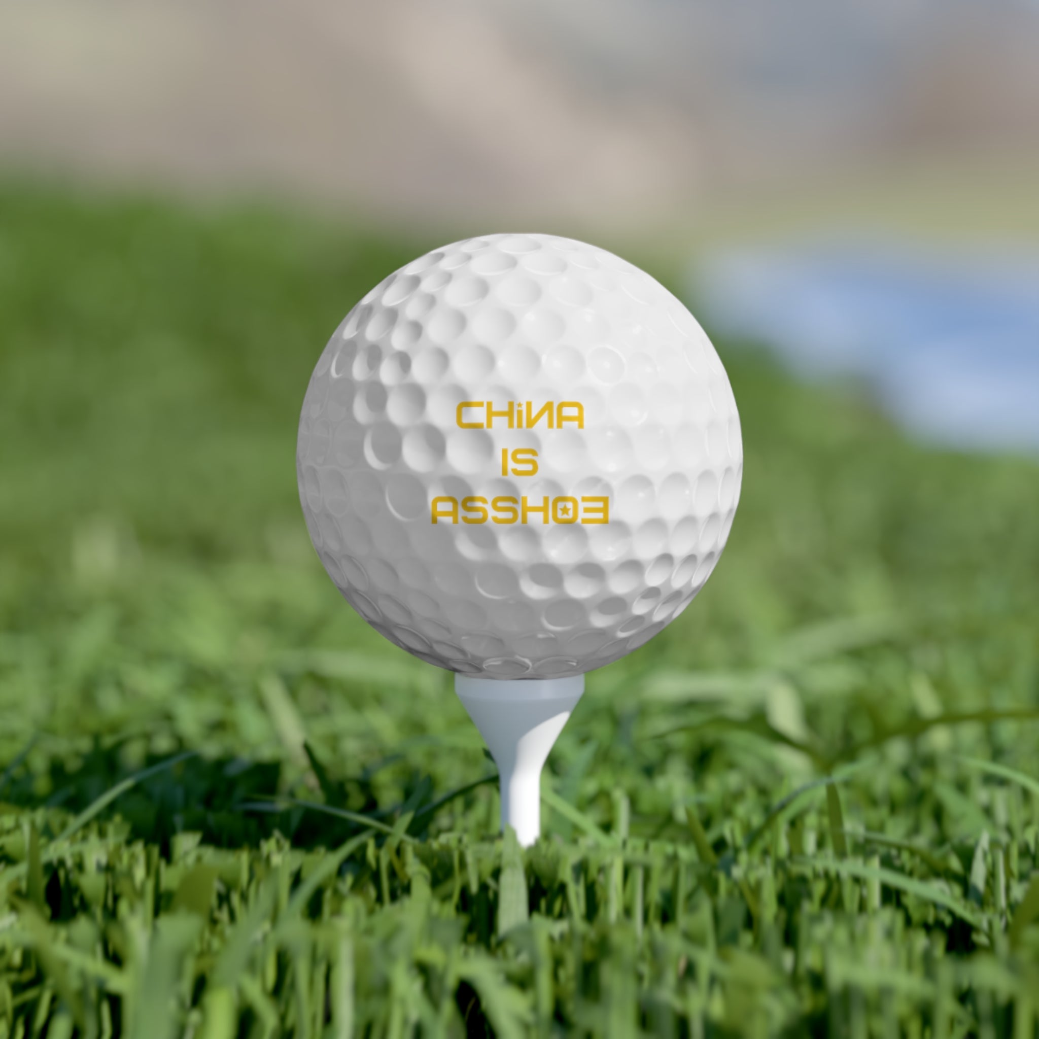 China is Asshoe Golf Balls, 6pcs