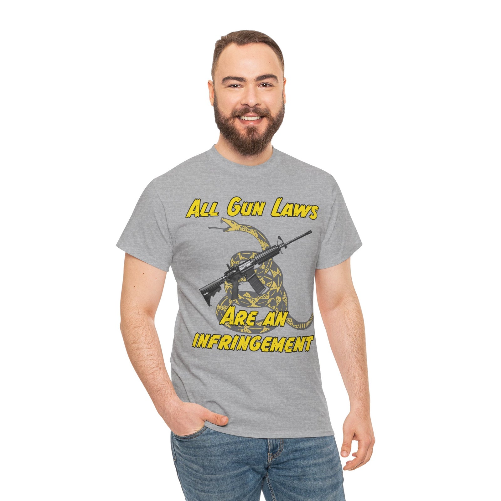 Judge Nap: All Gun Rights Are Infringements AR15 Gadsden T-Shirt