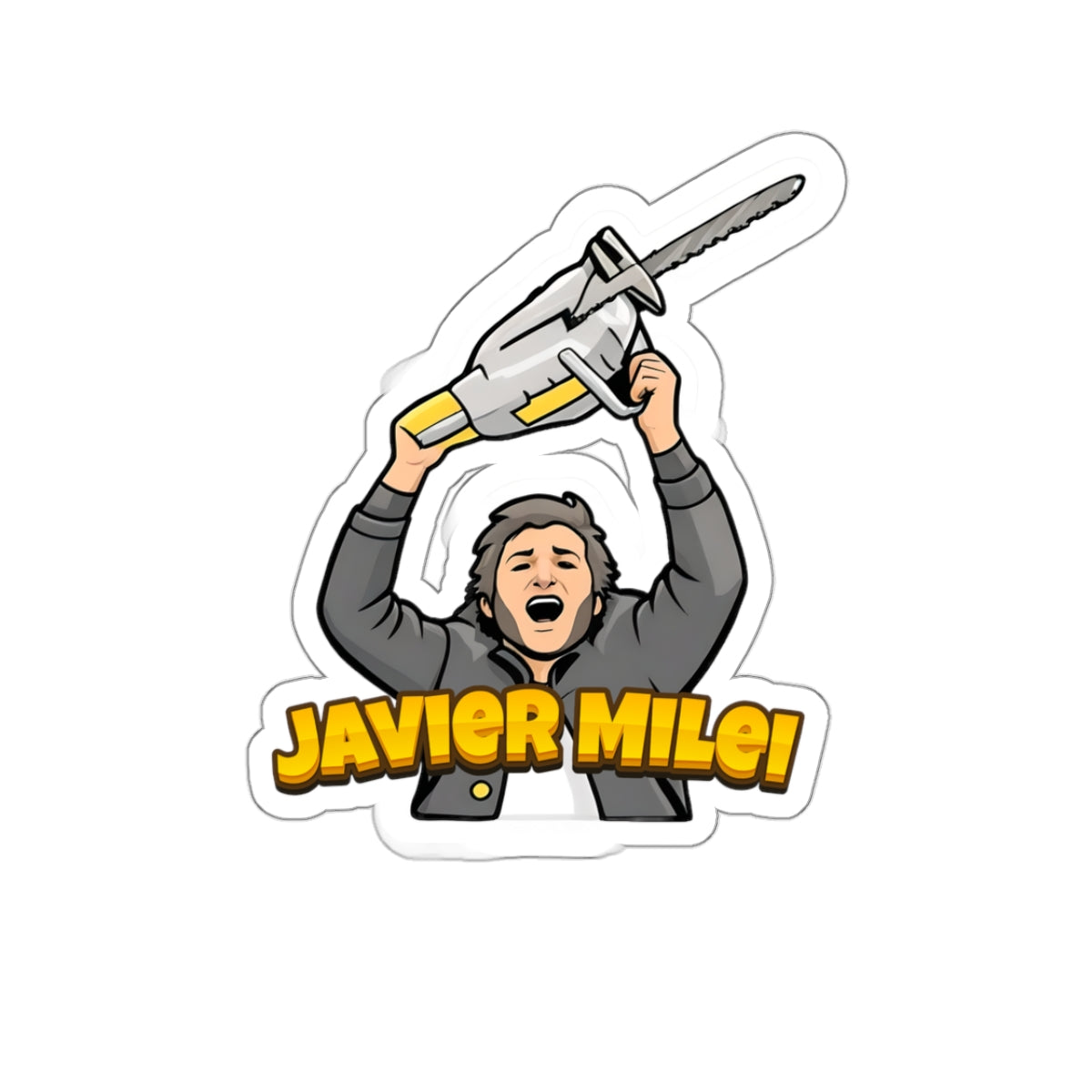 Javier Milei Chainsaw Stickers