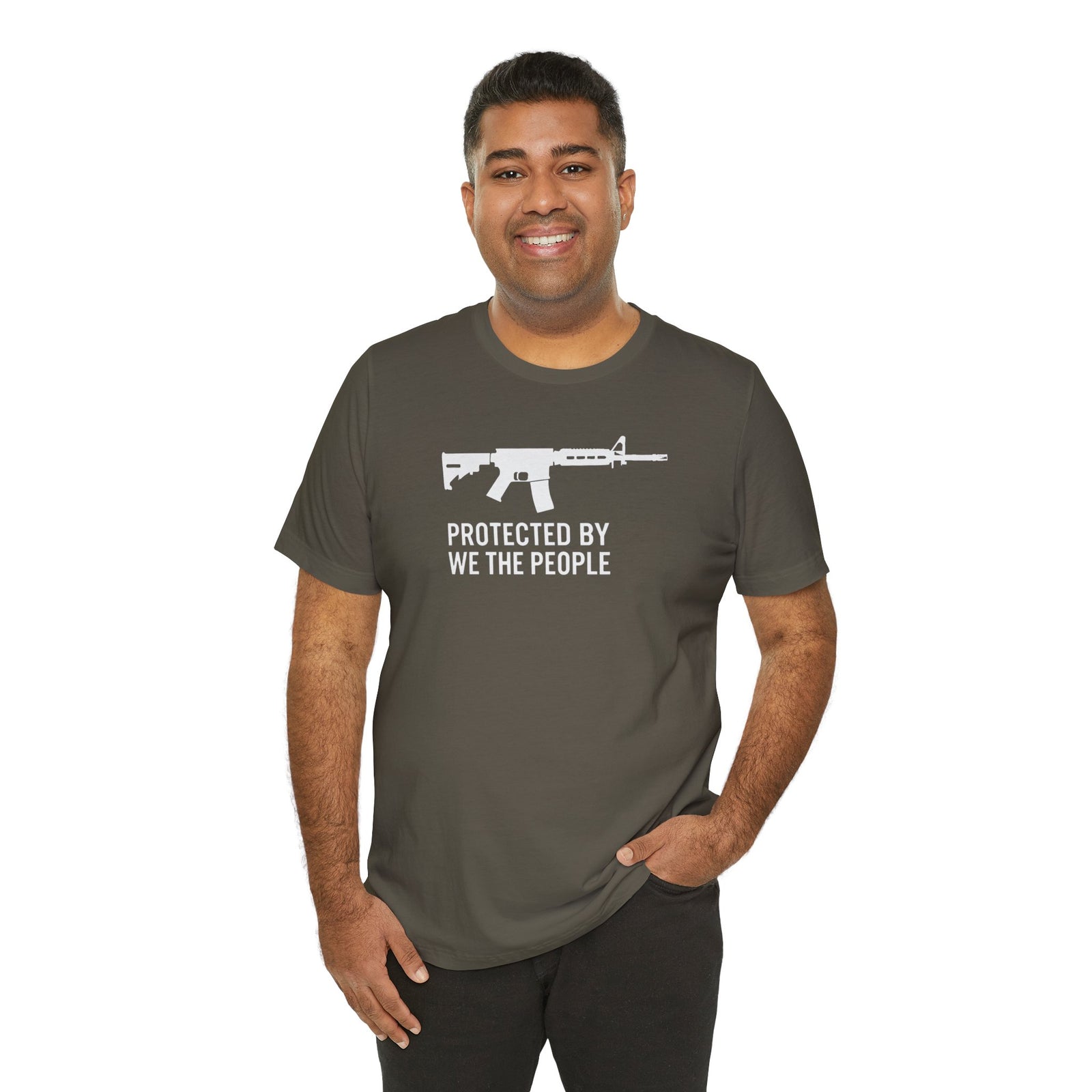 Protected By We The People AR-15 T-Shirt