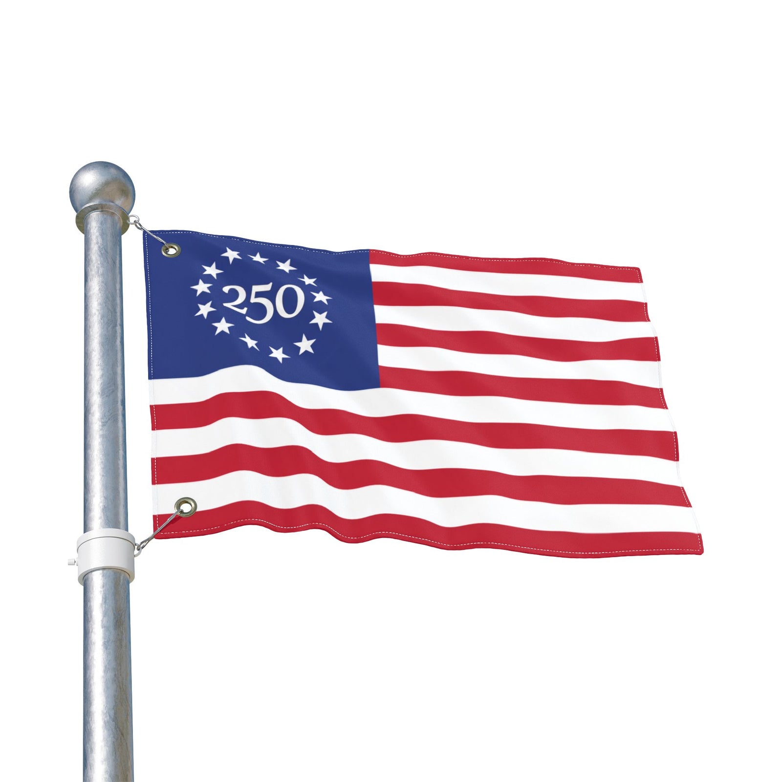 250th Anniversary Double-Sided American Flag - 4LibertyShop.com