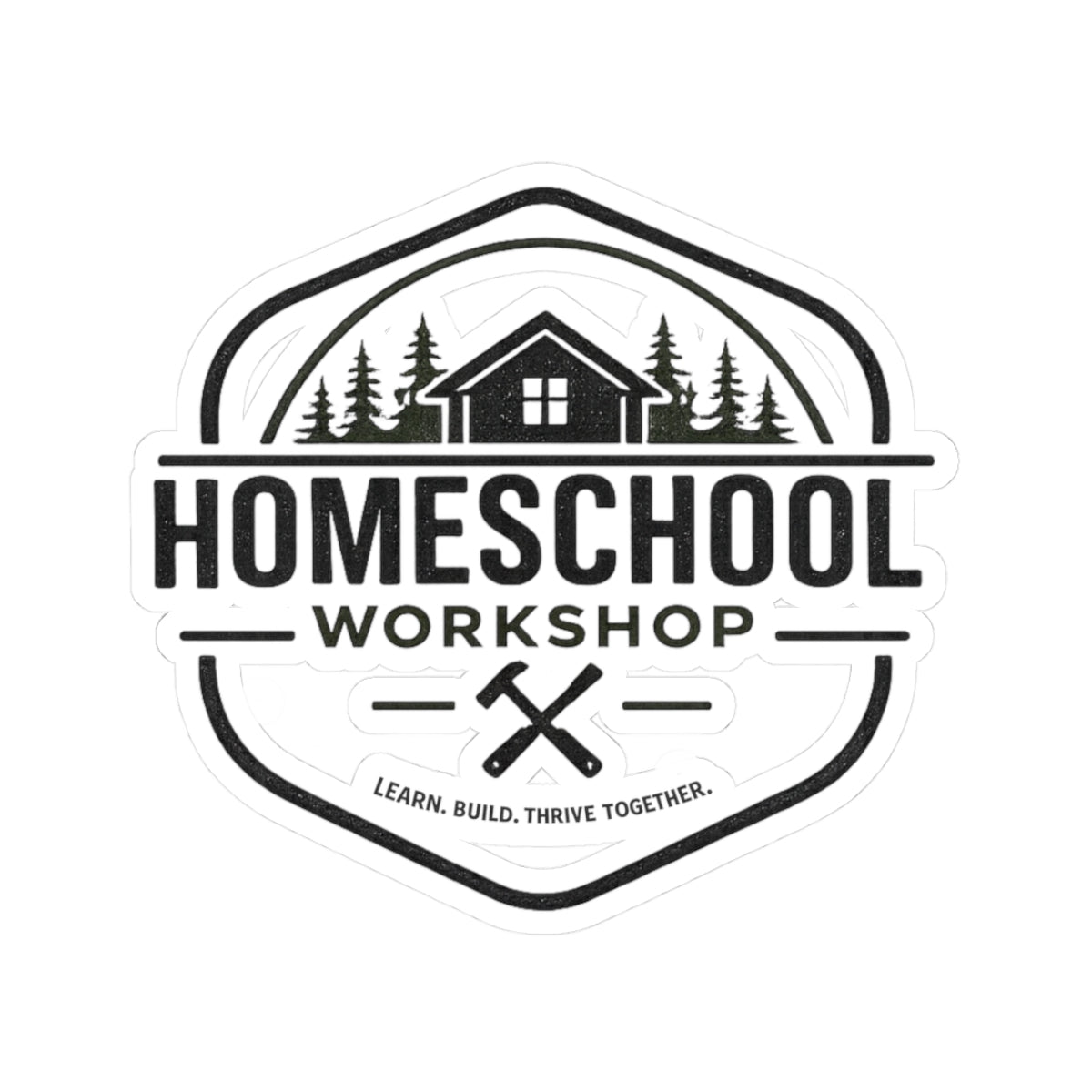 Homeschool Workshop: Workshop Logo Sticker - 4LibertyShop.com