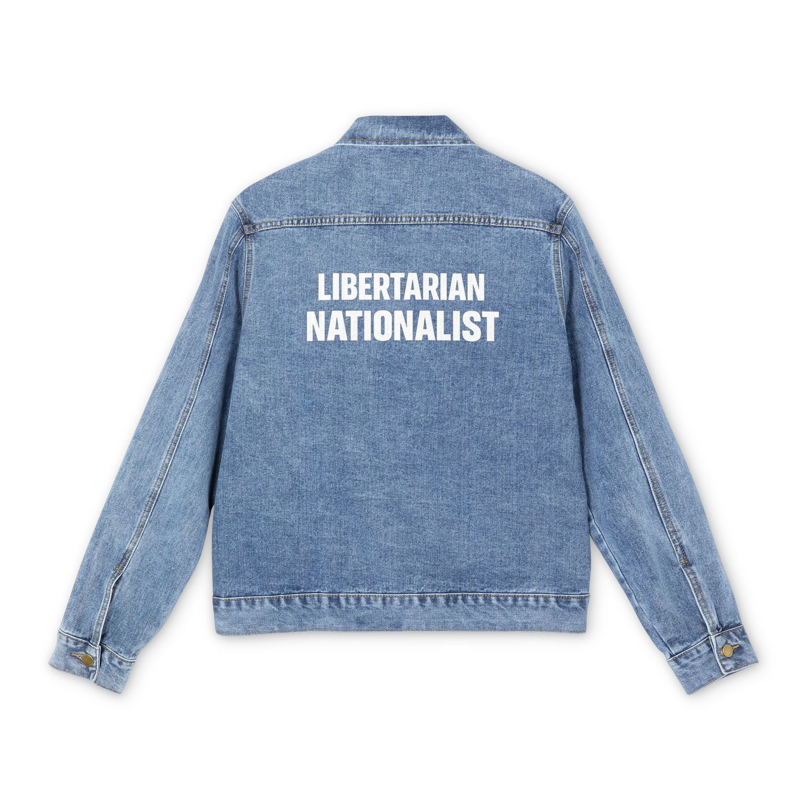 Libertarian Nationalist Denim Jacket - 4LibertyShop.com