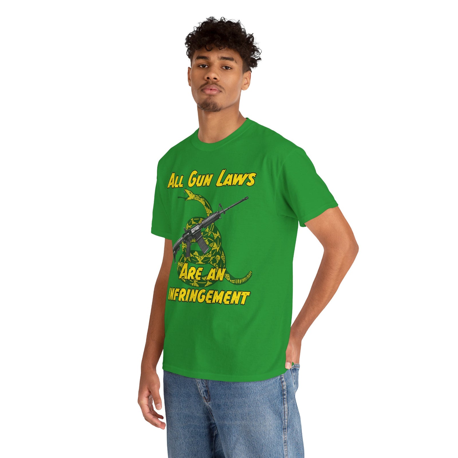 Judge Nap: All Gun Rights Are Infringements AR15 Gadsden T-Shirt