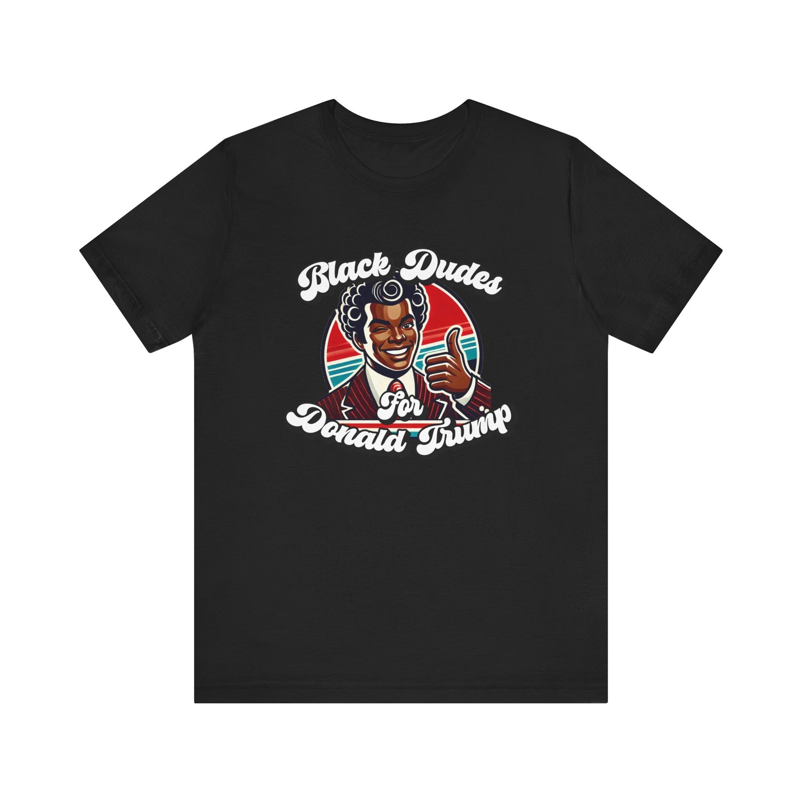 Black Dudes for Donald Trump Short Sleeve Tee