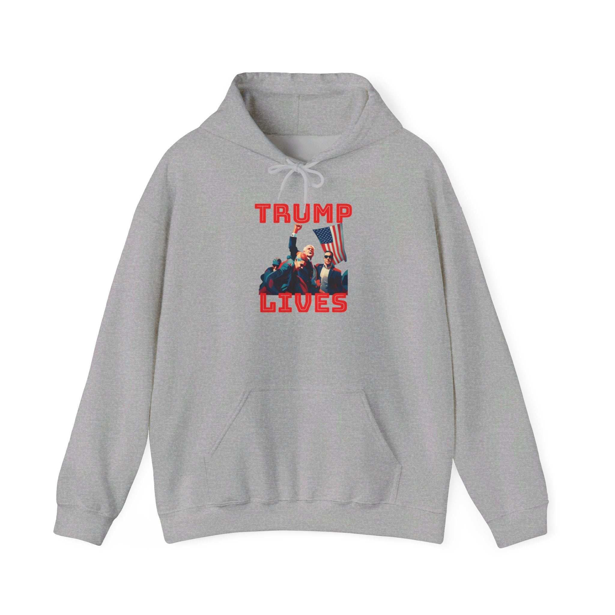 Trump Defiant Tee Hooded Sweatshirt