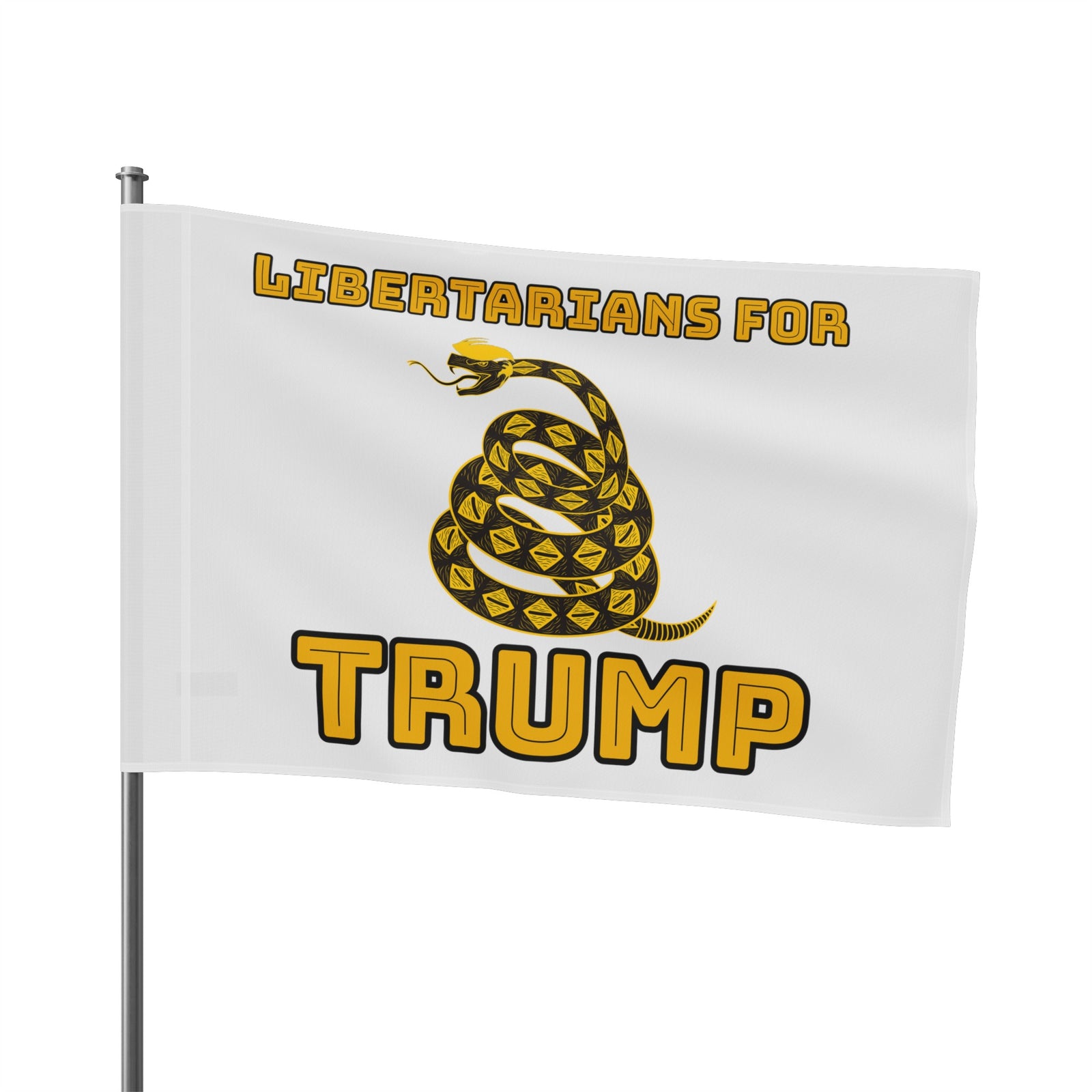 Libertarians for Trump White Flag