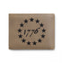 Bi-Fold Wallet – 1776 Betsy Ross Stars Leather Wallet